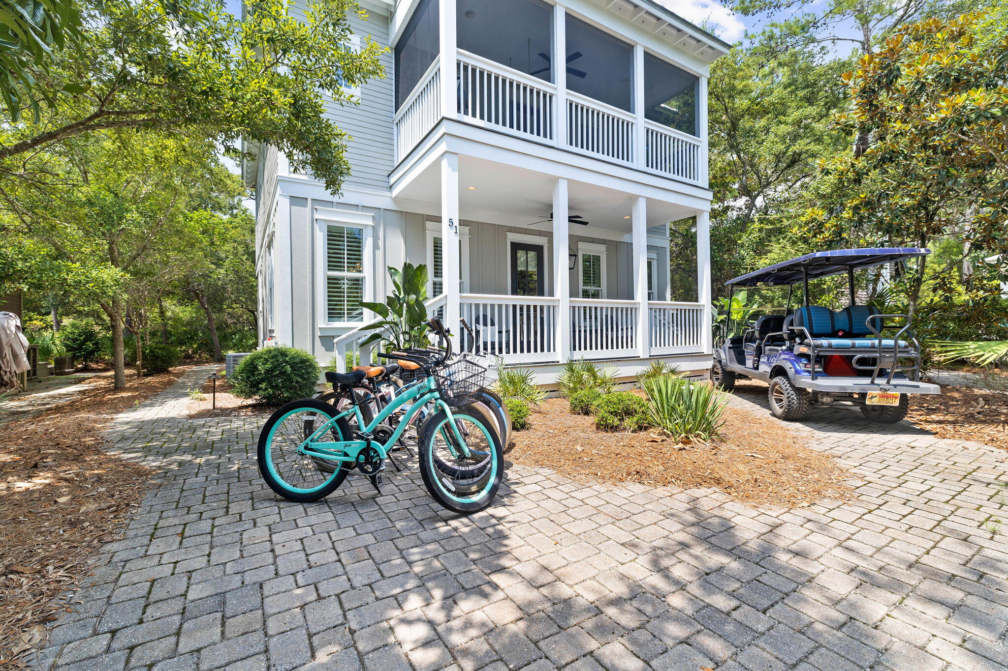 Find exceptional value less than .5 mile from the sugar white beaches of Scenic Highway 30A in this fully furnished, vacation ready, investment opportunity. Convenient county-managed beach access between Hwy 395 and Seaside ensures a seamless, stress-free start to your day on the sand—for both homeowners and guests. New to the short-term rental market, 51 Bramble delivered an impressive first season of bookings, showcasing its strong appeal and income potential as a luxury vacation rental.