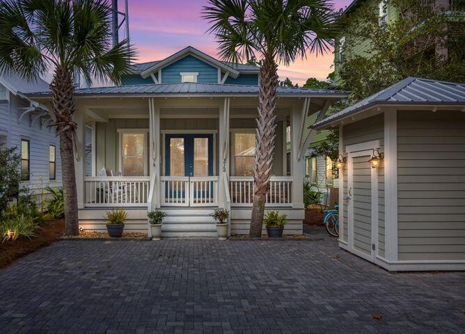 A private Seacrest Beach oasis awaits on Endless Summer Way. Both modern & comfortable, this spacious, soothing property is the perfect place to unwind. This coastal escape on 30A boasts over 600 square feet of covered outdoor living, dining, & grilling space. This section of the home is an exceptionally rare amenity in Seacrest. The property backs up to the Nature Trail so you're given privacy, peace & relaxation in this quiet part of the neighborhood. 

Completed in 2013, this home is equipped with the best finishes -- hand-scrapped hardwood floors, custom cabinetry & beautiful marble countertops throughout the entire home. A true chef's kitchen is geared up with all new appliances, gas range & plenty of storage + a pantry. The marble countertops on the island provide bar seating and right across the way you have the traditional dining space which is lovely. The living room is expertly designed for formal entertaining, but also nice for the unwinding in a more comfortable setting. 

From the side door, there is access to the completely private & covered back porch which has both living & grilling space. This simply amazing feature for the home gives off a great layer of outdoor living at this property. The covered back porch is loaded with a TV, outdoor grill, marble countertops, sink, plus accommodations for all friends & family alike. 

Behind the back porch is a large & open backyard perfect for outdoor games & fun. But also where a new buyer could potentially add a PRIVATE POOL. The ability to have a private pool would be a game-changer for rental income & it has been permitted & approved by the HOA for the new buyer to consider. 

The first floor master bedroom has access out to the back porch & also boasts a very comfortable walk-in closet. In the bathroom there are the gorgeous marble countertops sprawling across the double vanity. And nearby is the large tile walk-in shower. 

On the second floor, you have three guest bedrooms. The first has a king bed, so it's an ideal room for the adults. The second is a large guest room big enough for a king bed or multiple bunk bed sets. And the third being a built-in bunk set that was custom made. 

72 W Endless Summer is being offered fully-furnished and rental ready. New buyer has the option to add a private pool if desired. Rental projections range from $75-86K per year depending on the pool addition.