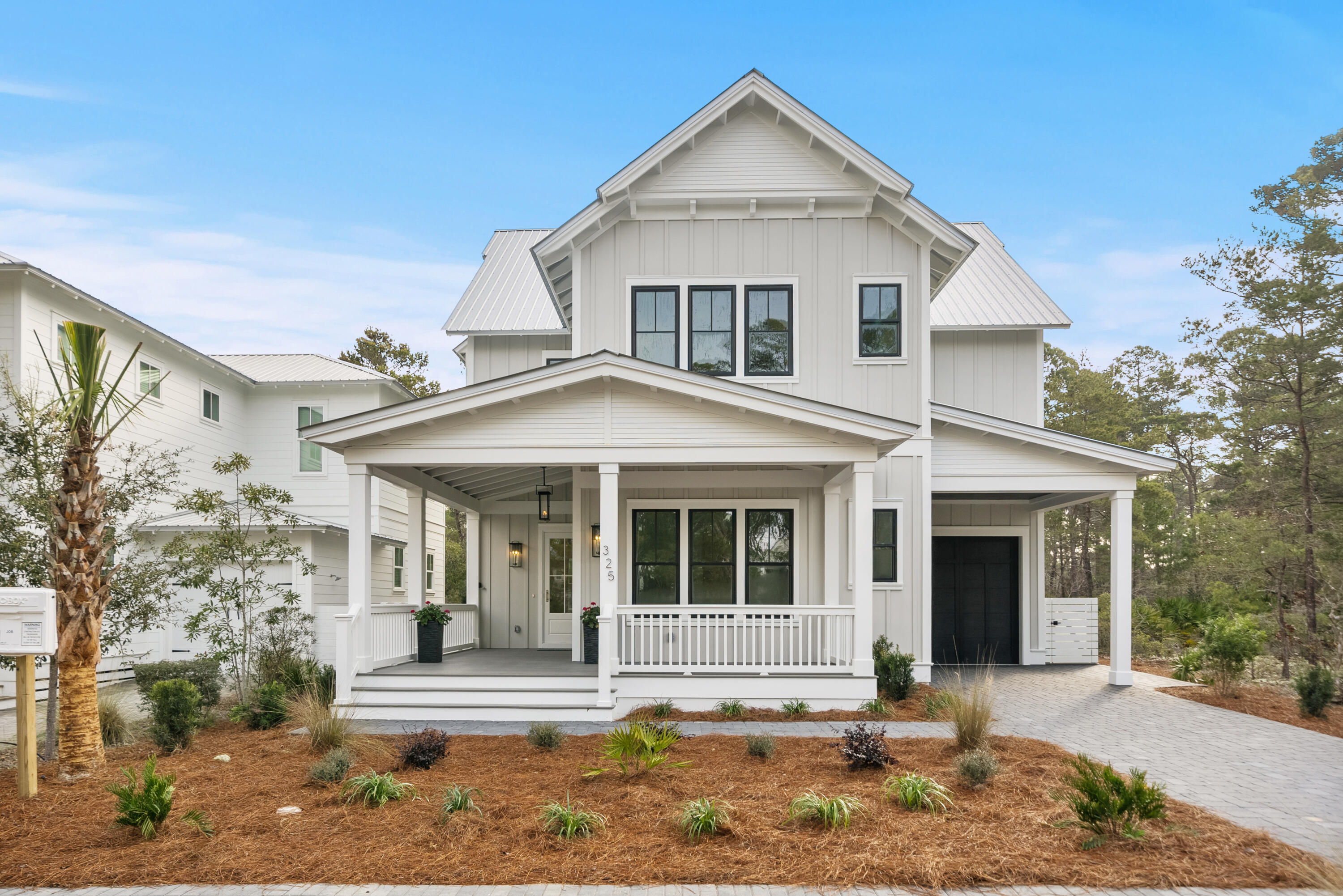 Discover your Dream Home in the sought-after Lakeside community at Blue Mountain Beach. 
New Construction, stunning 4-bedroom, 4.5-bath home offering 2,665 sq ft of thoughtfully designed living space just steps from the sugar-white sands of Santa Rosa Beach.
This beautifully crafted home features white oak flooring, quartz countertops, and TimberTech composite decking for low-maintenance outdoor living. The chef's kitchen is equipped with premium Dacor 36'' dual fuel range, Dacor refrigerator and microwave drawer, and a Bosch dishwasher, perfect for hosting and entertaining in style. Enjoy two spacious living areas and expansive porches that invite coastal breezes year-round. Each bedroom offers an ensuite bath for privacy. Rinnai tankless water heater, and parking for four vehicles.