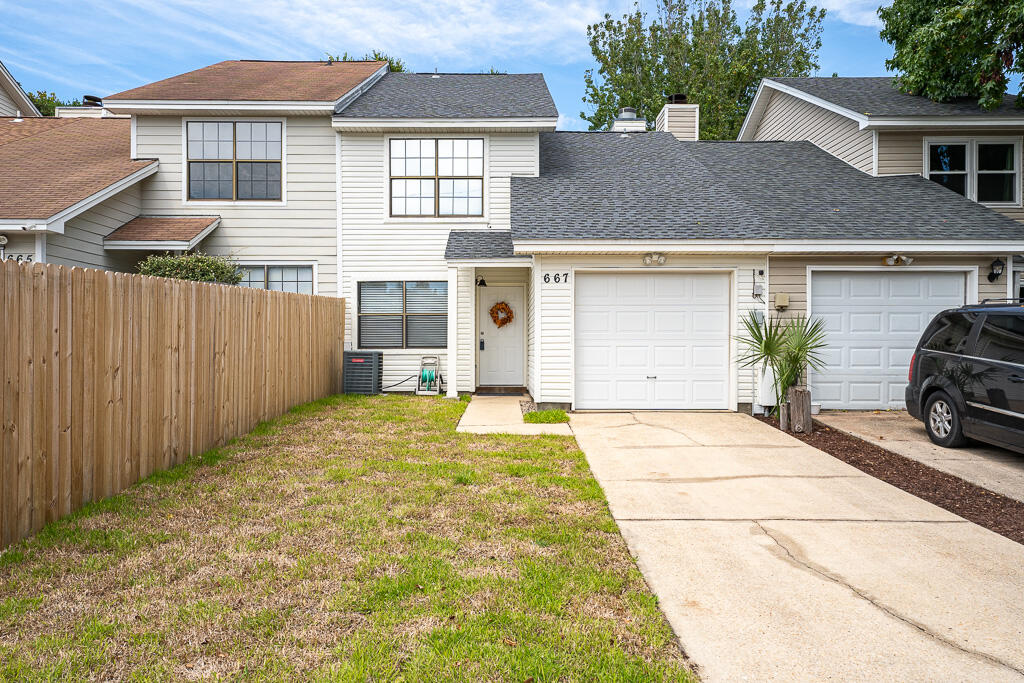 Discover your slice of paradise in the heart of Destin, Florida with this charming 3-bedroom, 2-bathroom townhome. Perfectly positioned to take advantage of everything this vibrant coastal city has to offer, this property boasts an unbeatable location just moments away from Destin's most coveted attractions. Stroll the picturesque Destin Harbor and boardwalk, feel the sand between your toes at nearby beaches, or indulge in the area's exciting nightlife, diverse restaurants, and premier shopping destinations.
This thoughtfully designed townhome features a versatile layout with one bedroom and bathroom conveniently located on the ground floor, ideal for guests or those seeking single-level living. The attached one-car garage provides enclosed parking, while the additional driveway space ensures ample room for a second vehicle or visitors. Adding to its appeal, this property comes free from HOA restrictions, allowing you the freedom to truly make it your own.Looking ahead, Destin's future shines even brighter with the approved crosstown connector road project. This development will introduce the expansive Linear Park, enhancing the community with scenic walking paths, a dedicated dog park, children's playground, and outdoor workout areas. As an owner, you'll be perfectly positioned to enjoy these upcoming amenities, further elevating your Destin lifestyle. Whether you're seeking a permanent residence, vacation home, or investment property, this townhome offers an exceptional opportunity to own a piece of one of Florida's most desirable coastal communities. With its prime location, comfortable living spaces, and the promise of future community enhancements, this Destin townhome is not just a property - it's a gateway to the very best of Florida's Emerald Coast living.