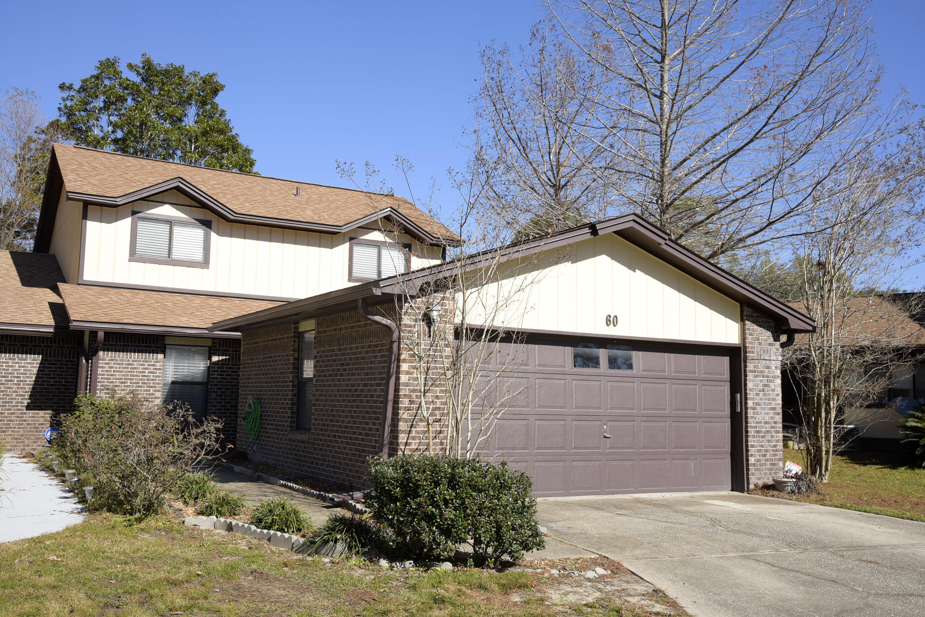 Convenience, Updated & Waterfront Access, all great qualities of this 3/ townhome in Valparaiso.  This Hidden Cove unit offers an easy commute to Eglin AFB.  Unit features an updated kitchen including granite countertops, stainless appliances and tile floors. Great room opens to an enclosed Florida room for extra living area.  Downstairs master boasts a great walk in shower and plenty of room for a king sized bed.  The 2 upstairs bedrooms are bright and roomy with lots of closet space. Upstairs bathroom is convenient to both bedrooms. Owner has even provided a washer & dryer (not warranted) for the tenant's use. Garage offers extra storage room for all your 'stuff'.  Hidden Cove is a water front community and includes a sparkling community pool and club house.  Owner will allow a dog with restrictions.  Any person 18 years old or older must apply separately. Call today to schedule your showing appointment.