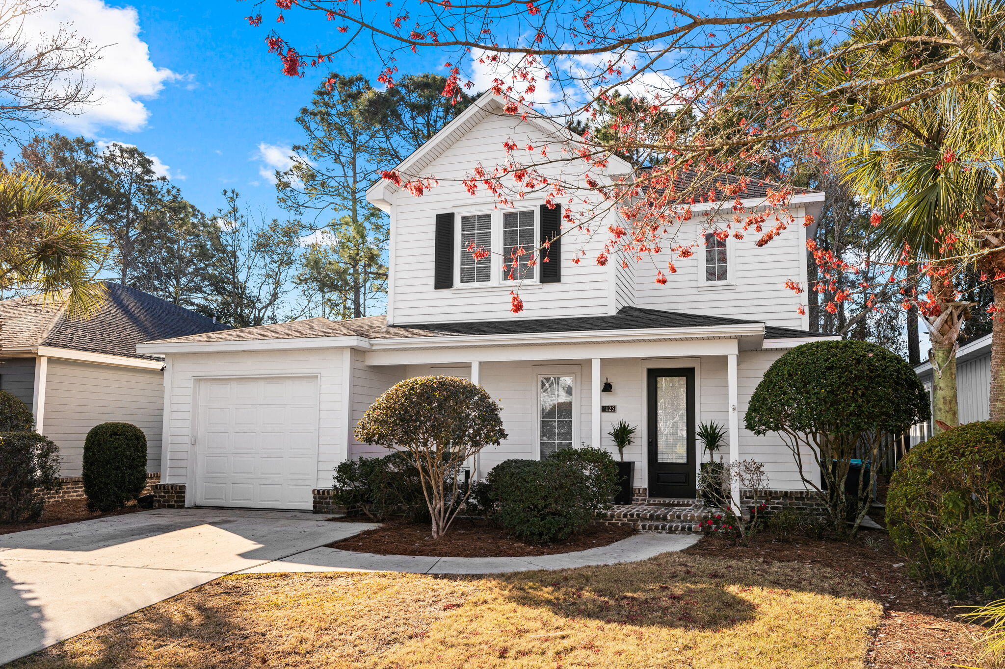 Welcome to your sanctuary in the heart of Church Street Village, nestled on an exclusive perimeter lot. This meticulously crafted haven features 3 bedrooms, 2.5 bathrooms, a versatile bonus room, screened back porch, and a convenient one-car garage.

Upon entry, you're greeted by an airy open floor plan, accentuated by a open foyer leading to distinct living and dining areas. The kitchen is a chef's delight, boasting bespoke all-wood cabinetry, pristine quartz countertops, and top-tier stainless steel appliances. Recent upgrades include a cutting-edge AC unit, gleaming stainless steel appliances, as well as fresh cabinets, quartz counters, and a luxurious marble backsplash. The serene master bedroom retreat awaits on the first floor, while upstairs, additional bedrooms share spacious connecting bathroom with double vanities. Indulge in the newly remodeled master shower, designed to elevate your relaxation experience.

A highlight of this home is the second-floor bonus room, perfect for a home office or recreational space. Enjoy the cozy ambiance of the added fireplace in the living room, complemented by a charming shiplap feature wall. ALL NEW LVP FLOORING UPSTAIRS in the loft area and bedrooms!

Entertainment is effortless with the state-of-the-art sound system installed throughout the home, ideal for gatherings or unwinding on the covered back porch. Enhanced by new lighting fixtures, this residence effortlessly combines functionality with style.

Benefit from hassle-free landscape maintenance provided by the HOA, allowing you to relish in the lush surroundings. Residents also enjoy access to a wealth of amenities including a community pool, exercise room, playground, and dog park, ensuring a life of convenience and leisure.

Seize the opportunity to own this exquisitely remodeled home in coveted Church Street Village. Schedule your showing today and embark on a journey to make this slice of paradise your own!