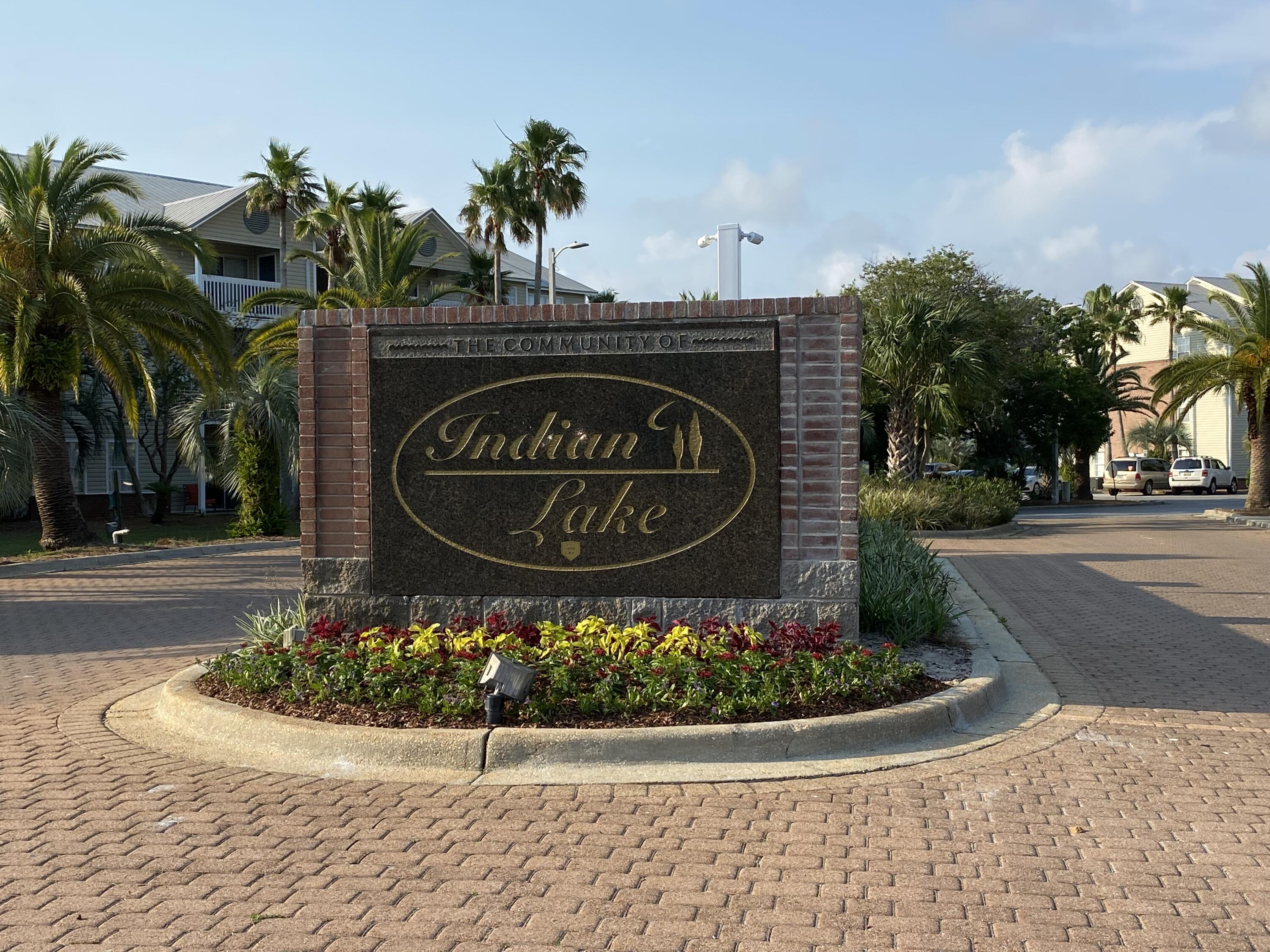 Come see the largest 1-bedroom unit on the market in Indian Lake condo which is on the 3rd floor, with vaulted ceilings, very spacious and has a cozy balcony shaded by surrounding mature trees.  Tile flooring, large master, walk-in closet, all appliances, and washer/dryer.  Located in the center of Destin, Indian Lakes offers a community pool, fitness center, dedicated boat parking, and conveniently next door to The Morgan's Sports Complex and Destin Dog Park for your welcomed Four-legged family member.
