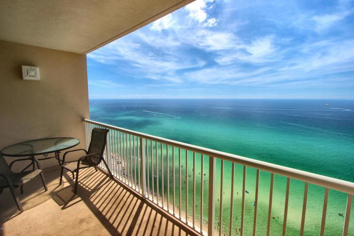 FULLY FURNISHED. TILED THROUGHOUT! The beach getaway you have always dreamed of - a beach inspired 2 bedroom, 2 bath Gulf front condo at Majestic Beach Towers. Riveting Gulf views are framed by beachy chic interiors, designed with the Gulf of Mexico and sun in mind. Sunshine and warm gulf breezes abound from the balcony, with amazing water and beach views