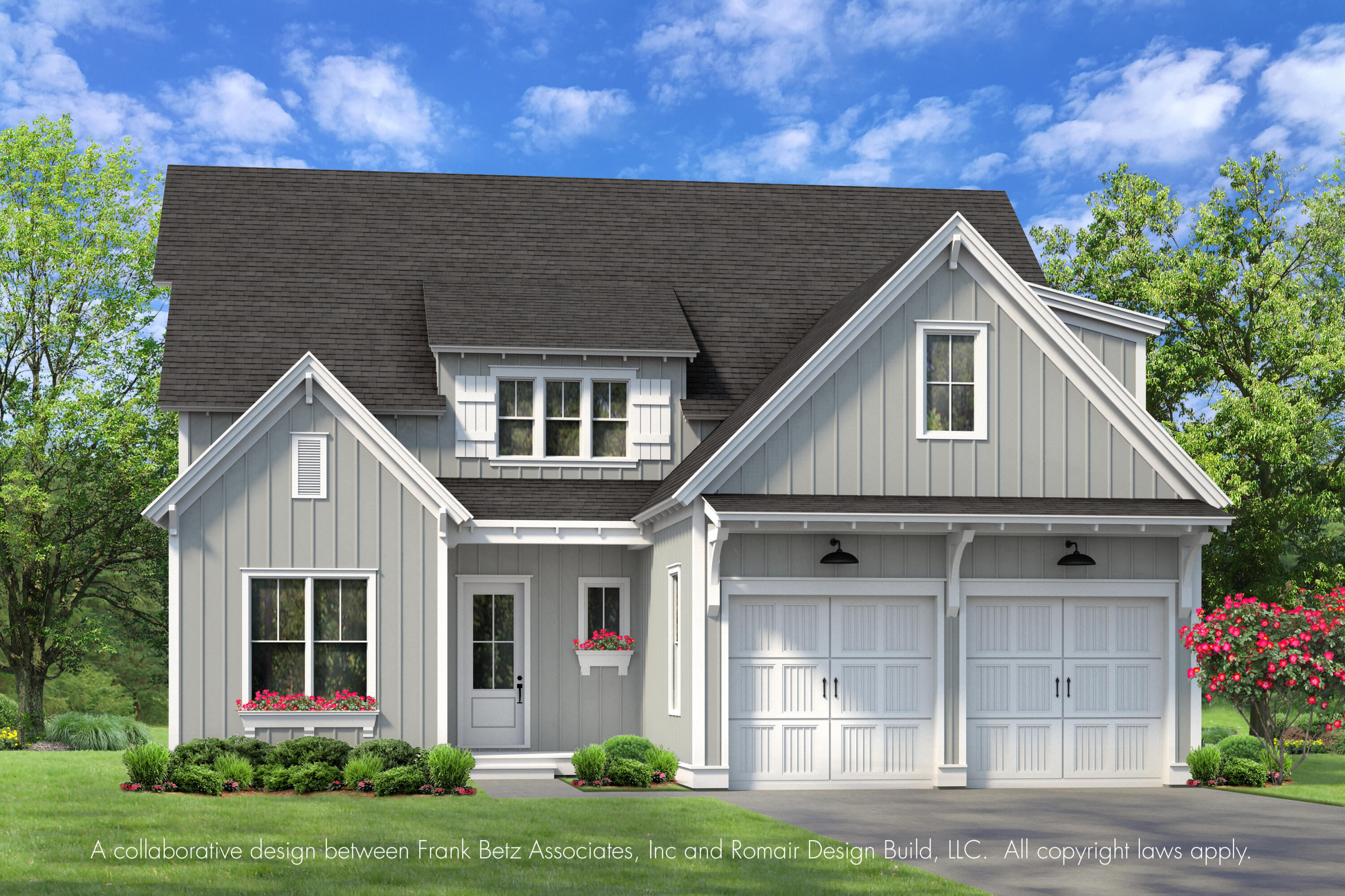 Entered for comp purposes only. Romair Homes introduces the Suffolk plan with 4 Bedrooms, 4/1 bathrooms, 2-car garage with Bonus Room + Pool/spa with Baja deck and cabana with Isokern fireplace. Perfect for entertaining, the spacious great room opens up to the outside to a covered porch and pool deck through a large pocket sliding glass door.  Luxury features include quartz countertops in kitchen, custom modern soft-close cabinets and drawers,  Wolf/ SubZero appliances including a 48'' range with center grill, and an added Water and Air wellness package for healthier living!  Flooring includes engineered wire-brushed hardwood throughout , plus porcelain tile in master-bath shower and other bathrooms. Added details include a charming front porch lantern, Cumaru decking, solid core doors,