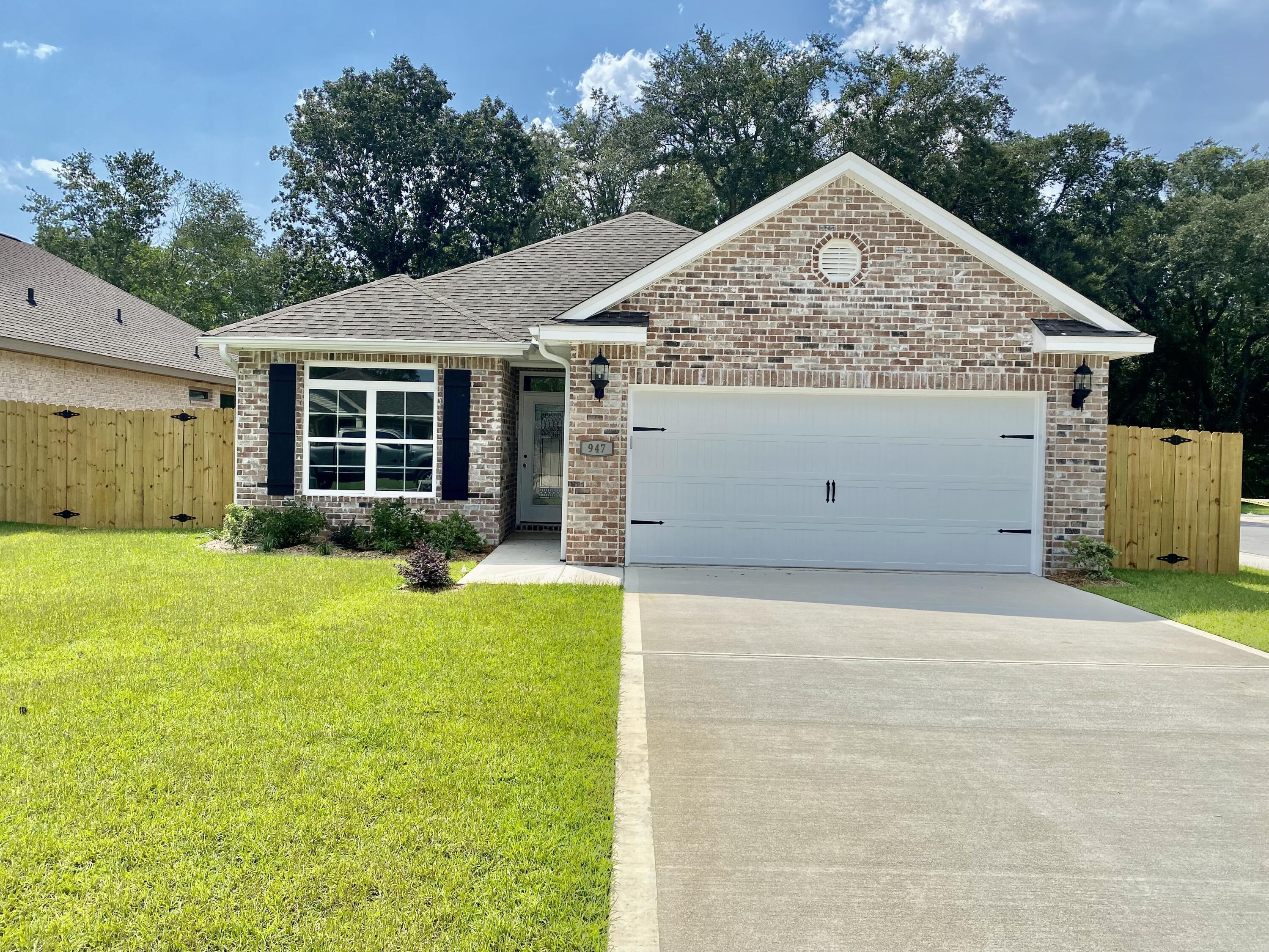 Welcome to Mckenzie Meadows. A 13 lot subdivision located in Fort Walton Beach, Fl.
Centrally located minutes away for the beautiful white sandy beaches of the Emerald Coast, Air Force Bases, shopping and restaurants.  As you walk into this beautiful home you will enjoy your family gatherings in this spacious plank tile living room that flows into the kitchen and dining area.  Beautiful kitchen cabinetry and spacious granite breakfast bar.  Checkout the master bedroom with crown molding, tray ceilings and spacious walk in closet.  The master bath offers double granite sink vanities, separate shower, and garden tub.  Off the dining area enjoy your coffee on the lanai.  Make this fabulous home yours today.  Buyer to verify any and all areas of importance.