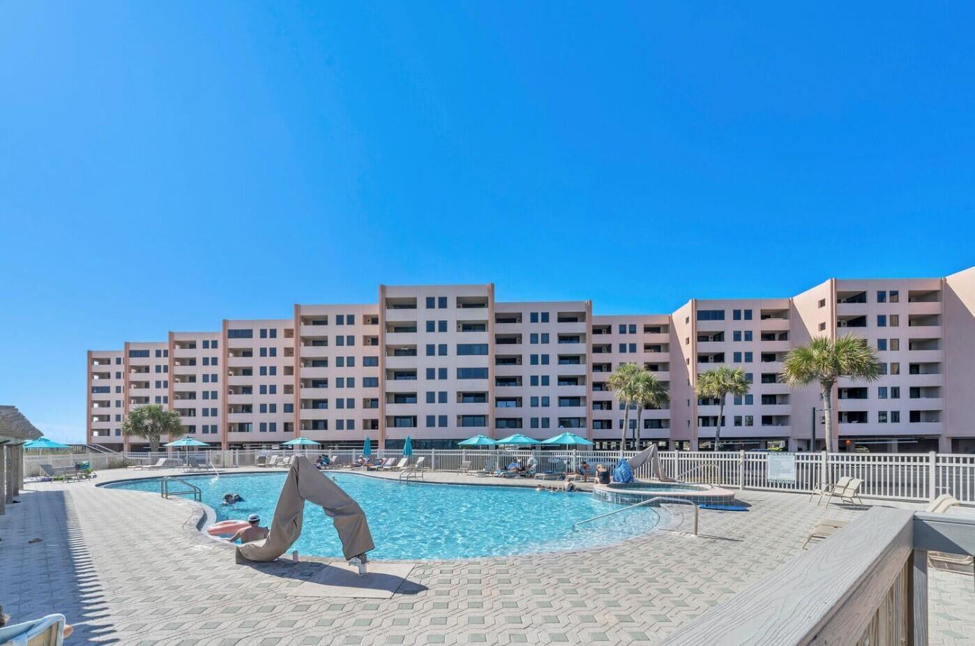 Updated, gulf front condo with spectacular view! Wake up and enjoy coffee on your balcony watching the waves come in. Walk out your door to the elevators or the new stair wells and go down to your complimentary beach chairs and watch the dolphins swim by. Once the day is done you can finish with dinner at one of the many grills and then take a dip in the heated, saltwater pool. This unit is turnkey and stays booked year round! Jetty is a gated community and known for repeat guests who come back year after year.
Rental listing can be seen here
https://www.jettyeast.com/vrp/unit/Unit_519A-116-15