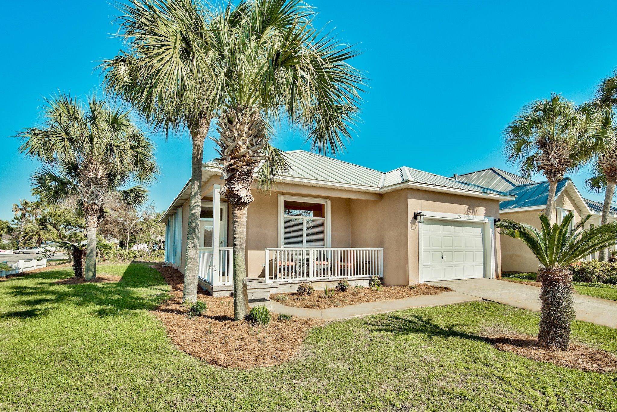 You Can Have It All! Cottage home, with a 1 car garage, short term rental capable, amenities galore, walking distance to the beach, south of Hwy 98 AND under $400k! This Maravilla Cottage home has been lovingly cared for and can really be the property to ''rent now and retire in later''! Both bathrooms were redesigned so that each has it's own LARGE walk in shower, tile flooring with carpet in bedrooms, granite counter tops throughout, stainless kitchen appliances, 2 porches for outdoor living fully furnished and an over sized 1 car garage. Maravilla is a gated community with access gates at Hwy 98 and Scenic Gulf Drive, access to 2 pools, hot tub, clubhouse, fitness center, tennis, basketball and deeded beach frontage. Come see this home while it lasts!