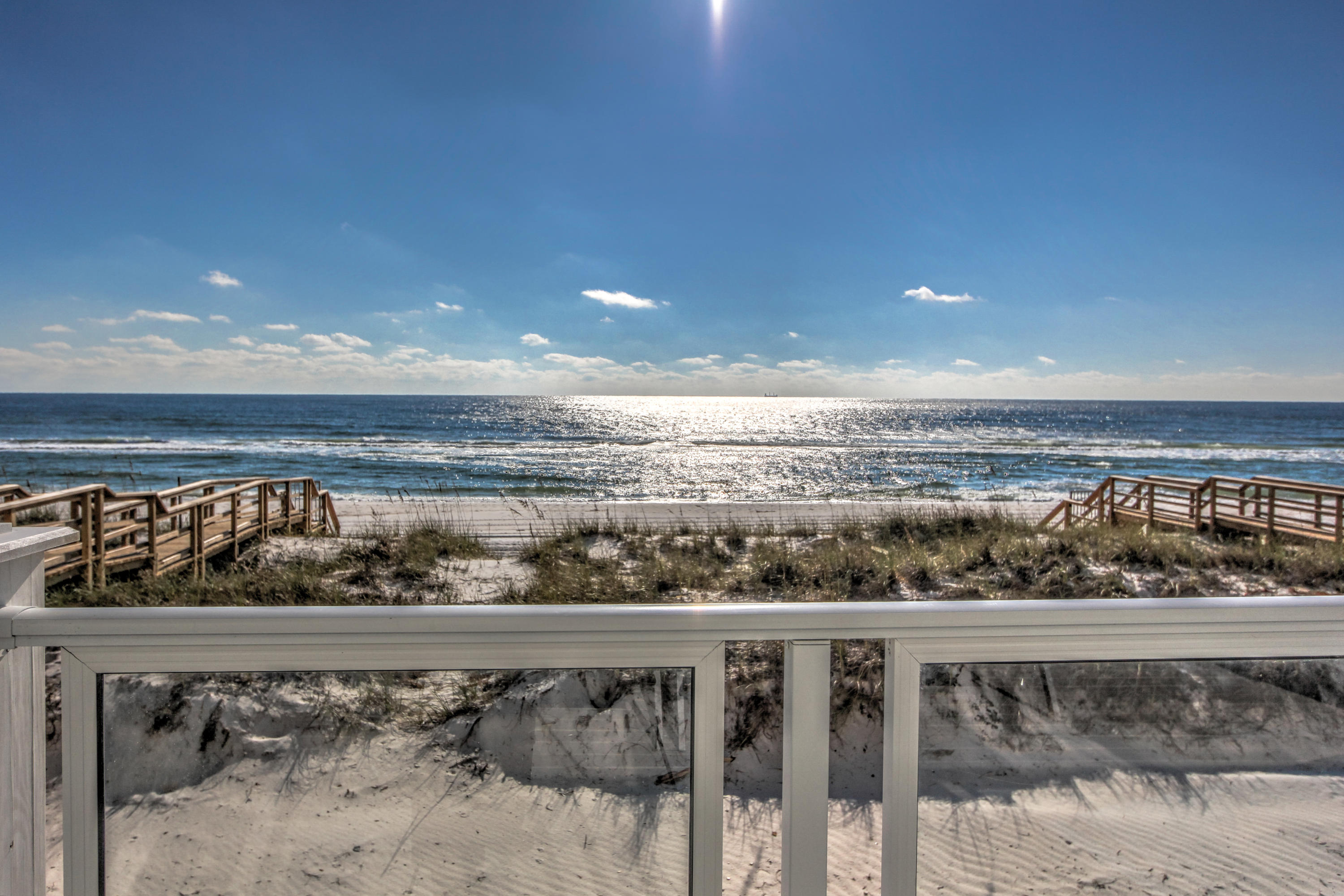 Aptly named ''Coastal Luxury,'' the breadth and depth of planning for this stately residence will leave you in awe from the moment you enter. Directly situated on 34' of Gulf of Mexico frontage, no detail has been spared in the planning and execution of this edifice. Notable features include over 4,000 square feet of thoughtfully designed living space and a private pool overlooking the sugar white sand and turquoise hued waters. Should you utilize the tremendous space for an investment property, guests will be in awe over the luxurious amenities, like new condition, and high-end finishes. The residence is also geographically poised minutes from all of the world-class dining and entertainment venues Pier Park and Scenic Highway 30A have to offer.  Whether you are looking for a captivating investment opportunity, the ultimate beach front getaway, or the perfect combination of both; "Coastal Luxury" is sure to impress. Inquire today to arrange a private viewing and start embracing the coastal lifestyle you deserve.