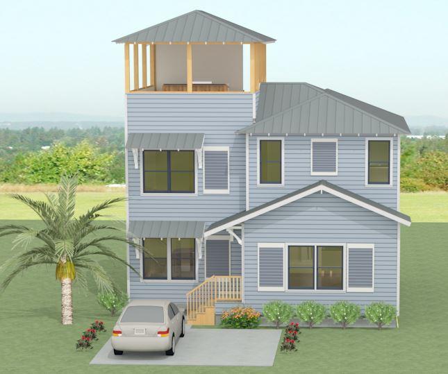 Located in the Heart of Blue Mountain Beach you will find this newly constructed, impeccably designed, Coastal Beach Home located within walking distance to South Walton's beautiful white sandy beaches. This three-story, 1596 square foot property features 3 bedrooms (2 master bedrooms) and 3.5 baths with a 466 square foot third level deck with an exterior kitchenette that consists of a gas grill, refrigerator, and ice maker. There will be granite countertops throughout the entire home with tile showers and glass doors in the bathrooms. This property will also include all black glass stainless steel whirlpool appliances and the flooring will be a wood finished vinyl throughout house. With no homeowners association, this would be considered a prime investment. With no homeowners association, this is a prime investment for a primary residence, second home or rental property. 

The nearest beach public access point is at the south end of Highway 83 with parking and restrooms with an additional access across the street behind Redfish Circle next to The Inn at Blue Mountain Beach, that Blue Gulf Resort has an easement to.  There are many options nearby for dining and entertainment and you are close to the picturesque towns of Seaside, WaterColor and Rosemary Beach.  Don't miss your chance to purchase a  piece of the 30A lifestyle.
