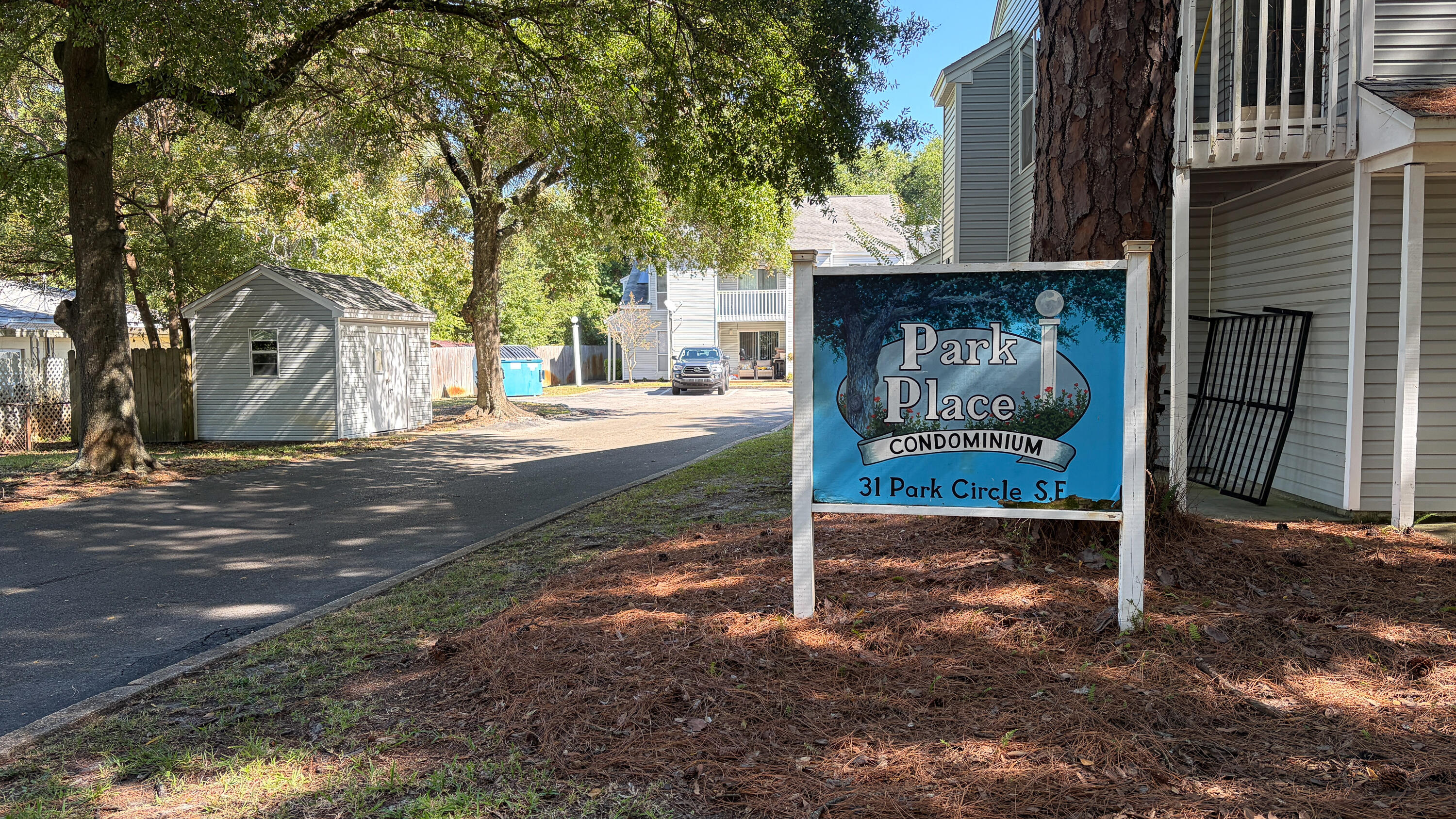 VA buyers welcome! Cool one bedroom unit south of Hollywood Blvd, minutes from downtown Fort Walton Beach, gorgeous Okaloosa Island and 7 miles from Destin. Needs TLC but has new laminate flooring flowing through the living, dining, hallway, and kitchen area to create a spacious feel. New carpet in bedroom, too Separate area for a dining room table or home office Your balcony has a large lockable storage area. Kitchen needs updating. In the hallway closet you'll find the washer/dryer hookups. The bedroom is freshly carpeted and can easily fit a Cal king bed with room left for a 'chester drawers' or a chifforobe. You also have a decent sized walk-in closet.