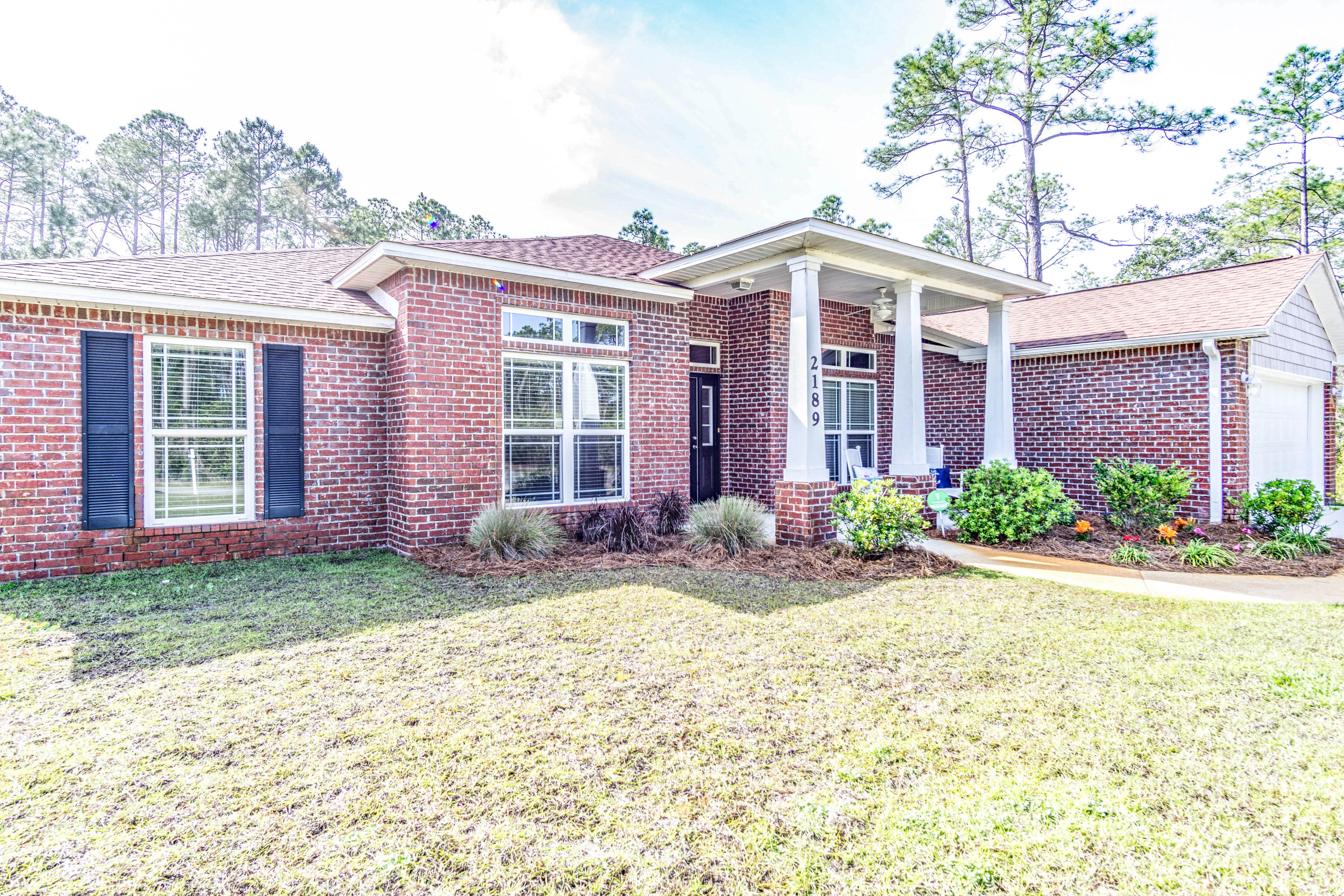 Take a look at this four bedroom home with separate office, formal dining and bonus rooms! Built in 2015 and newly painted with a modern color scheme, the upgrades include custom tile backsplash, kitchen island, granite countertops, and stainless steel appliances. The living space is open to the kitchen with a breakfast bar and offers a large bonus room with French doors opening to the covered back patio. The split bedroom floorpan includes a sitting area in the master bedroom, garden tub, tiled shower, and two large walk-in closets in the master bathroom. Two of the additional bedrooms share a hall bathroom and the third additional bedroom has another full bathroom off of the bonus room. With an extra large fenced-in lot and covered patio, the backyard is perfect for entertaining!