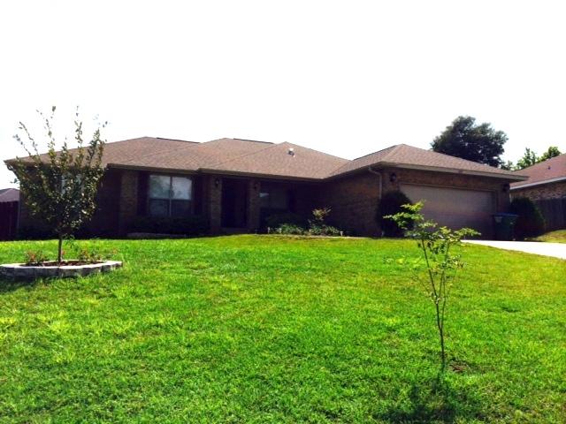 Come see this lovely, well kept 4BR/2BA home with fenced back yard, open floor plan with large living room that has a fireplace and plant shelves, well equipped kitchen with all the appliances, a breakfast bar, a breakfast nook, a formal dining room, a den/office, a large master bedroom with tray ceiling, large master bath with separate garden tub and shower, double vanity and more. This home also has 3 additional bedrooms and another full bath. The fenced back yard has an open patio as well and the 2 car garage comes with an opener. Owner will consider a small pet.