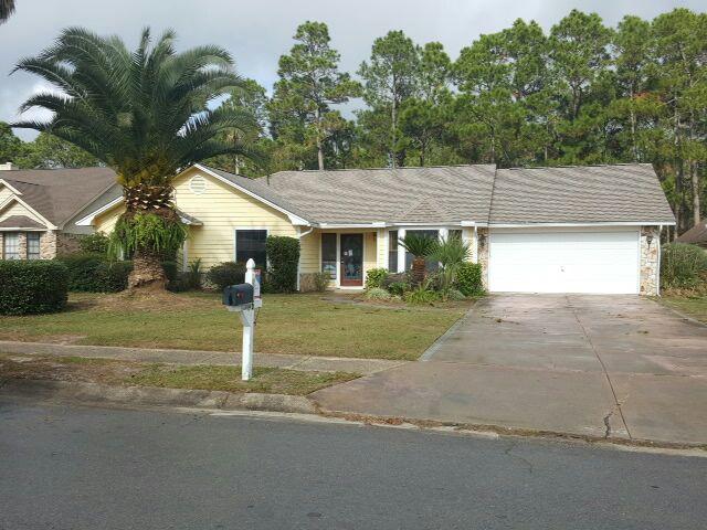 Attractive one story home with over 1,700 sq. ft. of living area. 3 bed/2 bath. Beautiful kitchen with crisp white cabinets. The living room features a floor to ceiling stone fireplace and an entertainment centre. Private in ground pool. Attached 2 car garage. Near Northwest Florida State College, shopping centres, and restaurants. This property is bank owned. It is sold in as-is condition without repairs or warranty. Buyer is responsible for verifying all information contained in this listing.