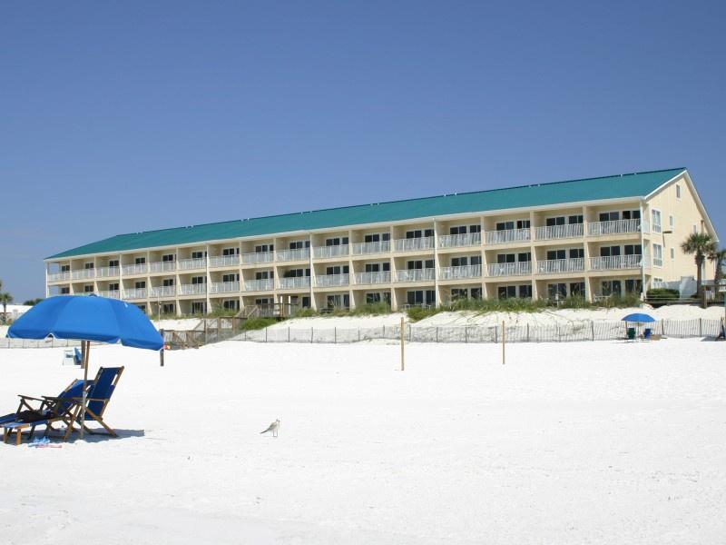 Immaculate and completely remodeled in a tasteful beachside decor. The unit is on the ground floor of the popular Crystal Sands. These units are very desirable vacation rentals and do not stay on the market long. No elevators to deal with and it is perfect for the most discriminating buyer whether you are looking for a vacation rental, second home, or personal residence. Let your dreams come true as you fall in love with the tranquillity of your private patio, while you watch the beautiful sunsets on the Gulf of Mexico. Linens and Kaba lock are the property of the management company and do not convey. All measurements and square footages are approximates and buyer to do his or her own due diligence to verify.