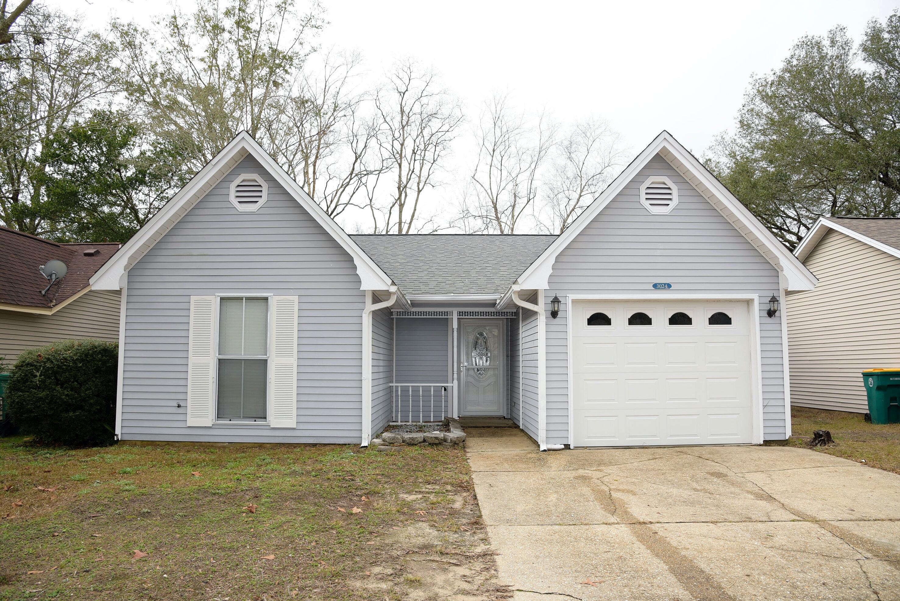 Some highlights of this welcoming home are living room fireplace, one car garage and inviting covered front porch. Inside the front door you will be cordially greeted by the foyer. Open kitchen/breakfast nook sports a spacious pantry, fridge, gas stove, and new built-in microwave. Other highlights in the Blue Pine Village subdivision are the community pool and its only 15 minutes to Eglin Air Force Base, 3 minutes to EOD School, close proximity to Bluewater Bay Elementary School, and 20 minutes to the most beautiful white sand beaches of the Emerald Coast! It truly is Florida living at its best! Sorry, no pets allowed and no smoking. Tenants are required to carry Rental Insurance. Ice Maker not warranted.