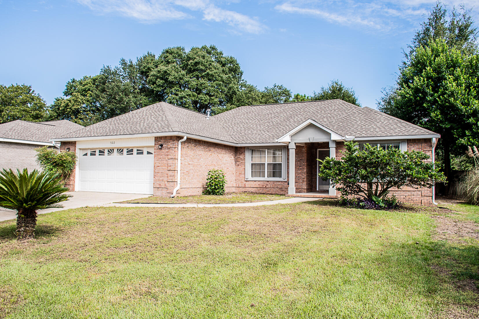 Available NOW!!..NEW carpet, NEW paint, NEW ceiling fans and much more. Easy commute to bases, beaches & shopping. 3/2 Floor plan features formal dining and living room areas. Eat in kitchen with breakfast bar with plenty of counter and cabinet space for storage. The laundry room is off the garage. Split floor plan and spacious bedrooms. Large bathrooms. Enclosed back porch. Nice level back yard that is privacy fenced and 2 car garage. No inside smoking or vaping. Pets will be allowed with a $400 non-refundable pet fee and owner approval. Lawn care is included in this rental rate. Don't miss this great home.