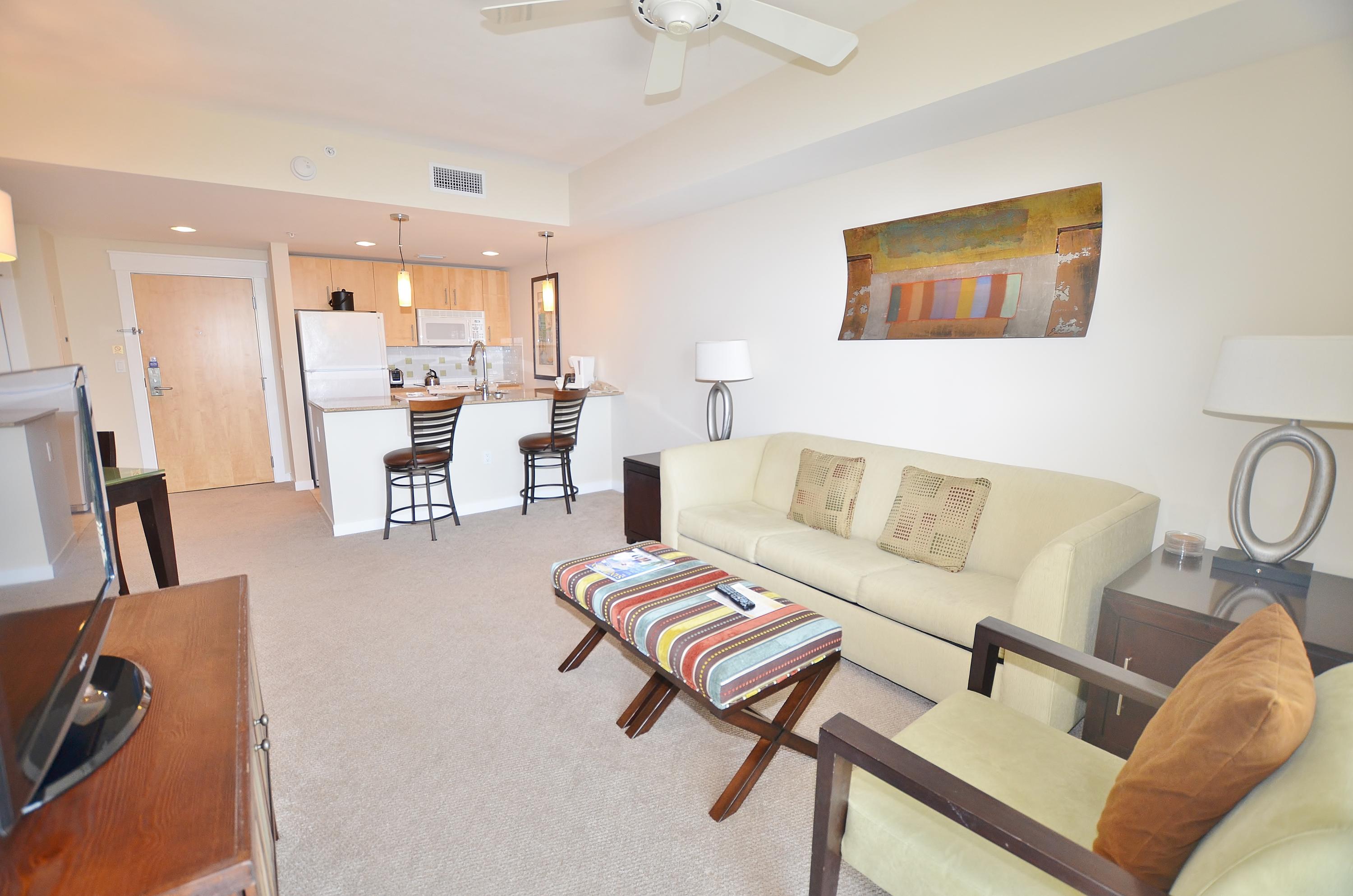 FULLY FURNISHED WITH ALL UTILITIES INCLUDED! Available for a 6 month lease.Come see what all a Resort Community has to offer. Amenities available with the lease of this home (for a one-time, $150 administrative fee per lease term) are daily kayak, bike and boogie board rentals, daily tennis court time, fitness club access (with spa and steam rooms), access to the resorts four pools, and discounts on golf and beach set-ups. This is in addition to any amenities specific to this property's neighborhood and is an exclusive offering with this listing.