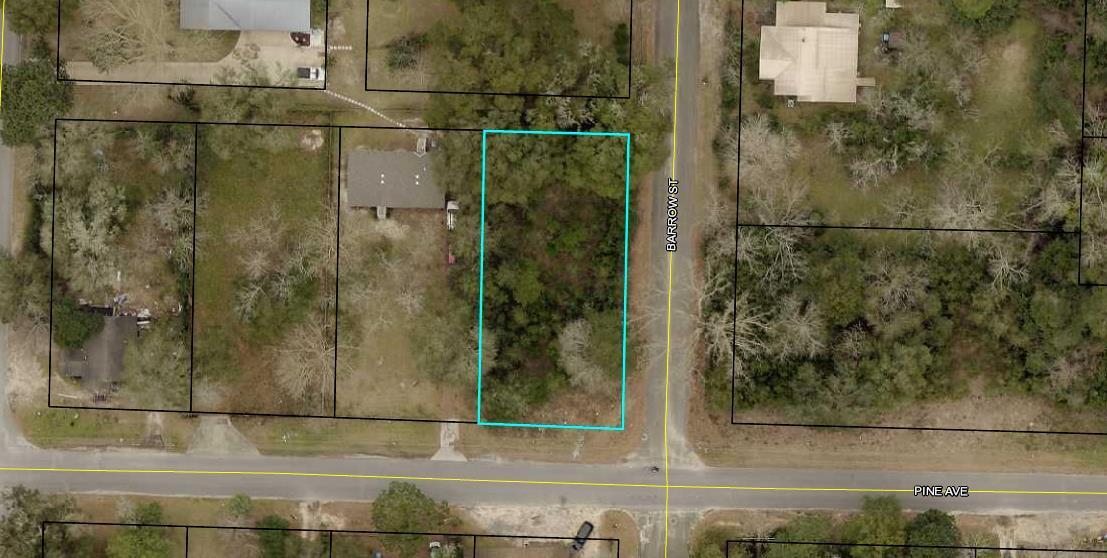 Corner lot just off Hwy 90 on the north side. Just a short distance from Twin Hills Park. The property is zoned Mixed Use. A house was removed from the property several years ago so there are some utility connections previously at the property. Please check with the city to see what tap-on fees would need to be paid.