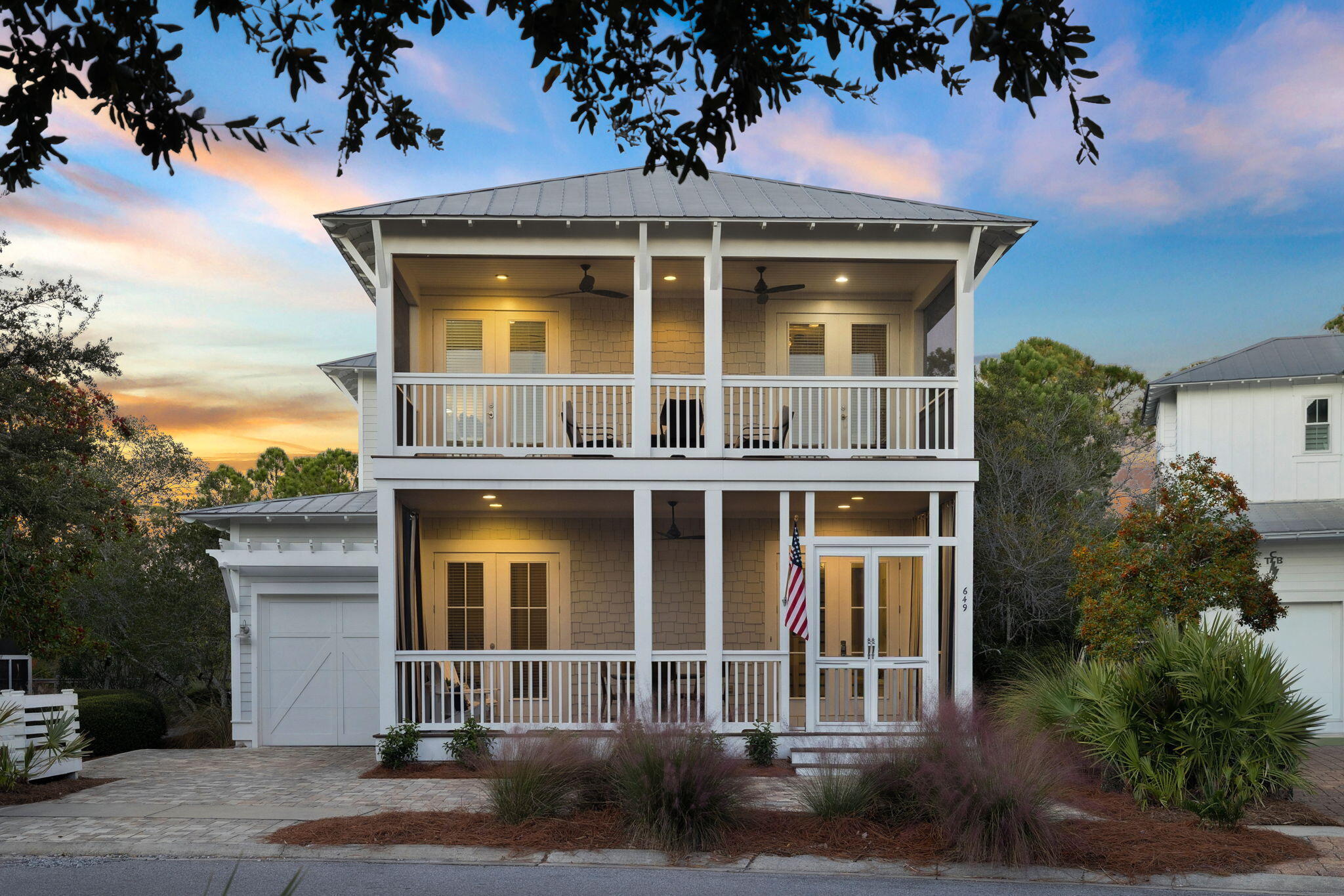 UNDER CONTRACT. Actively still showing and accepting backup offers! 

649 Sandgrass Boulevard: A remarkable, 3,000 sq ft Americana Beach Home retreat in NatureWalk at Seagrove!

This 4 bed + bunk home (sleeps 14) boasts new professional decor, hardwood floors, tall ceilings, and BRAND NEW HVACs. Enjoy seamless indoor/outdoor living with multiple screened porches and a large backyard (pool potential). 6-seater golf cart included!

NatureWalk offers a unique neighborhood feel, surrounded by Point Washington State Forest. Amenities at The Gathering Place include shallow-access and heated lap pools, pickleball, and a playground. Located a short bike ride to the nearest public beach access, Seaside, and WaterColor.