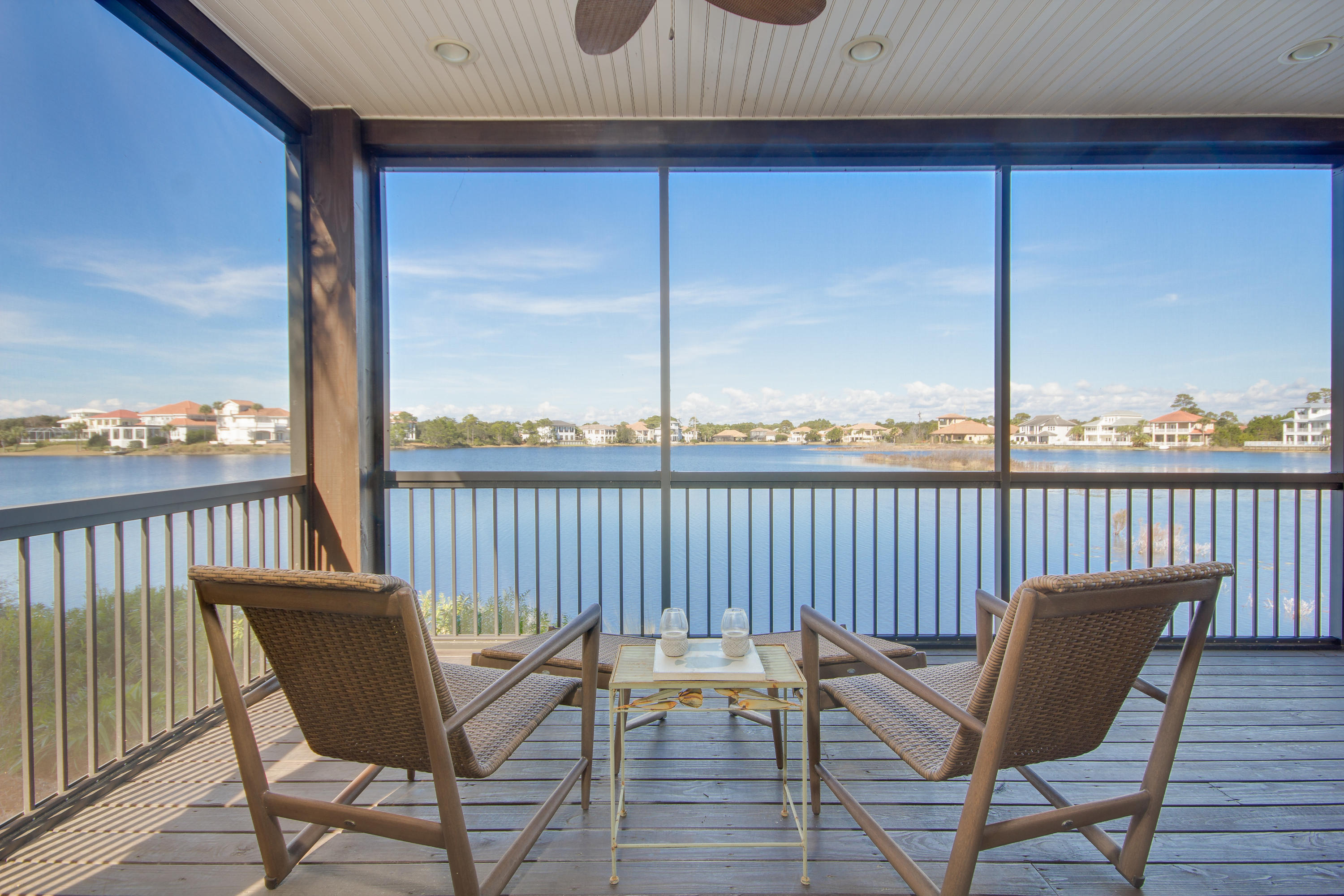 Take advantage of this rare opportunity to own one of the most versatile vacation investment properties in Destin. Destiny Beach Villa #16 gives you the choice between a 4 bedroom beach retreat or two 2 bed/2 bath rental machines. Located amongst the exclusive gated beach neighborhoods of Destiny, this Villa overlooks a beach access tunnel so you can avoid crossing traffic. Enjoy an easy walk under the street to the gorgeous white sand beach then come home to a big relaxing patio surrounded by views of the serene 4 Prong Lake and the Gulf. Whether you want to play on the beach, lounge by the pool, fish, golf, shop, eat, drink, or just lay low... you don't have far to go. The Mid-Bay Bridge, Destin Commons, Harborwalk Village, and even Silver Sands Outlet Mall are just minutes away.