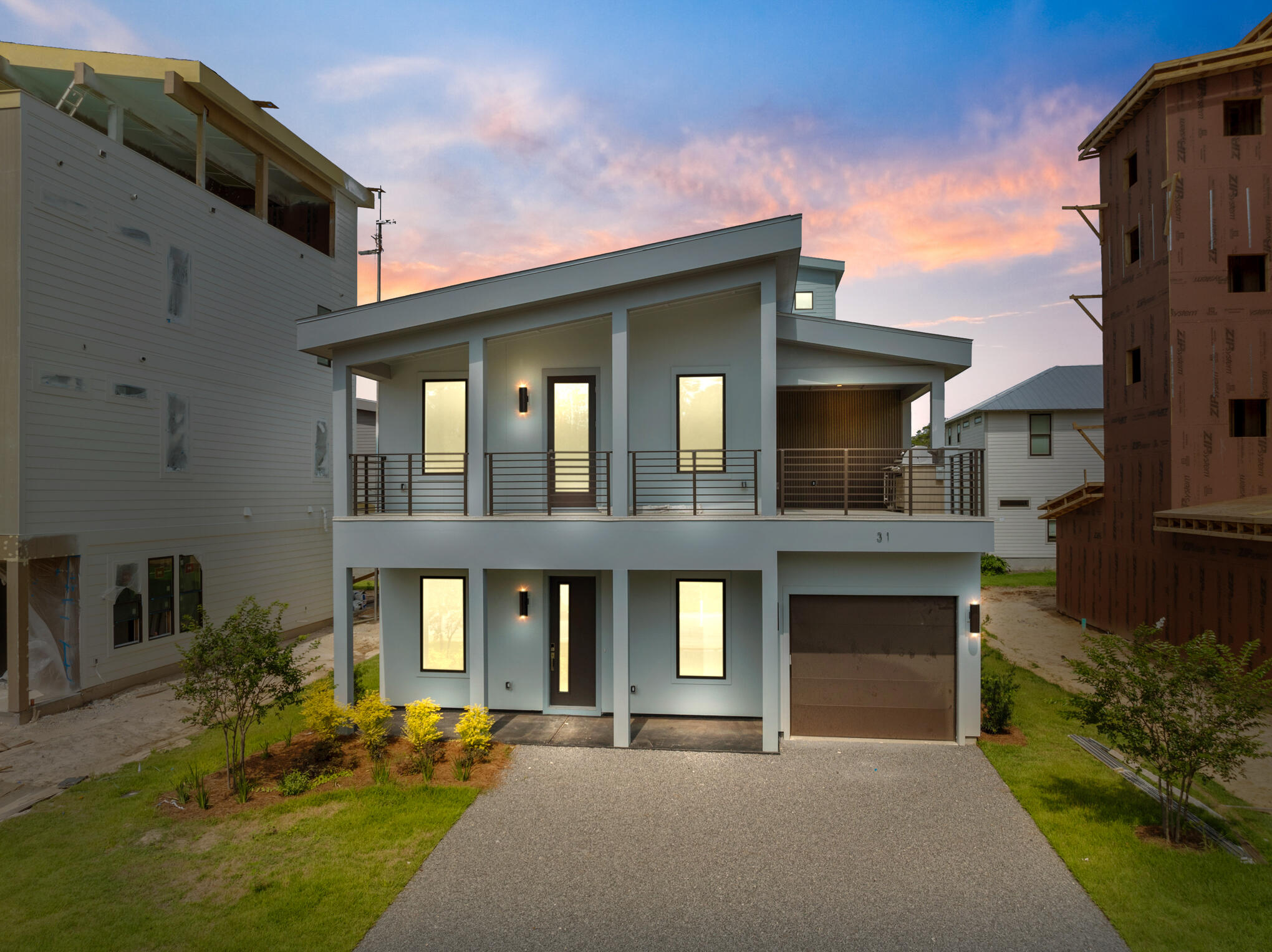 Under construction - estimated completion October 2026! PROMO of $40K in flex dollars towards upgrades, closing costs and/or rate buy down! PLUS ask about our furnishing options available for purchase w/ professional designer! NEW Turquoise w/ Rooftop Deck reinforced for an outdoor kitchen & a future HOT TUB! 4 king sized ensuites each w/ WIC, plus 2 half baths &  large upstairs loft w/ wet bar, offering a truly one-of-a-kind indoor/outdoor space! Rental projections of $125K/yr! Meticulous attention to quality is evident w/ 2x6 exterior walls, cement board siding, metal roof, impact-resistant glass windows/doors. High-end finishes, smooth finish drywall, 8' doors, Quartz counters, GE Profile appliances, elegant flooring & lighting. Minutes to largest public beach access (0.5mi), 30Avenue, Hwy 98 Underpass & Rosemary Beach! 

This brand new coastal community by Bluscape Homes is sure to impress! Luxury and family-friendly living are perfectly intertwined in this South Walton premier community that is conveniently located to amazing restaurants, shopping and family entertainment, including 30 Avenue, Rosemary Beach, Lake Powell, Camp Helen Gulf front state park, and access to the largest beach access in South Walton

You are surrounded by all the dining, shopping, and entertainment you could hope for in Inlet Beach and 30A to provide an amazing coastal lifestyle. There is a pedestrian underpass at Hwy 98 for added convenience to access all 30A has to offer without having to cross Hwy 98.

The Turquoise is the perfect answer to an extended family gathering. This plan presents 4 or 5 ensuite bedrooms with walk-in closets, a huge upstairs den and powder room, and available wet bar. A large balcony offers a view of the beautiful neighborhood and a great place to enjoy the outdoors. High end finishes throughout including Quartz countertops, GE Profile appliances, optional den with wet bar available, elegant flooring and lighting options, 2 outdoor spaces for relaxation, a garage and ample front parking. If you're looking for a vacation home that gives roomy privacy to all parties, the Turquoise is the one for you. Make this paradise yours and start enjoying the good life.

** Listing includes base price of home and lot premium. Price may vary based on options selected.**