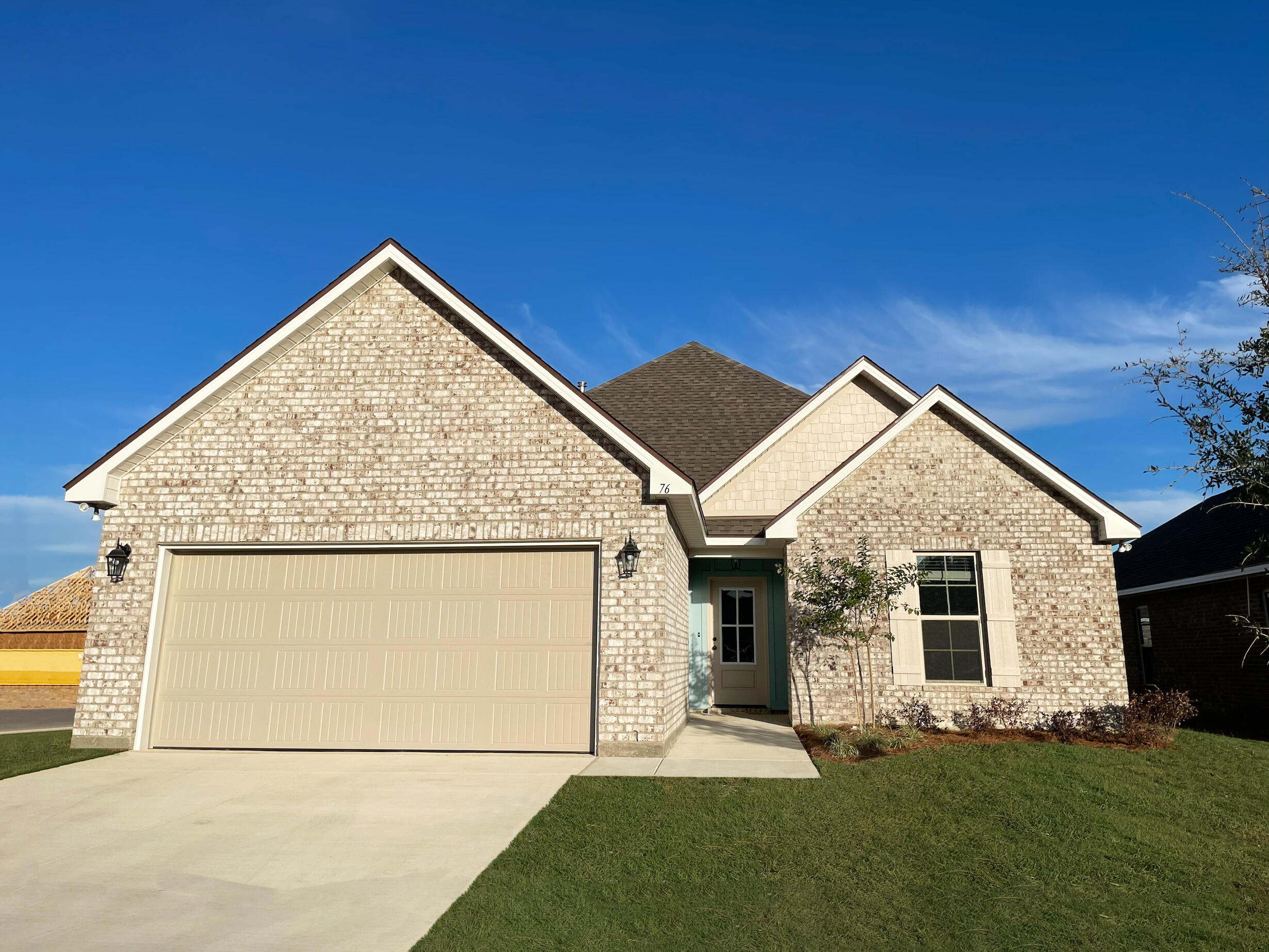 Awesome Builder Rate Incentives!  (Restrictions apply) 

The SORRENTO V G in The Bluffs at Lafayette community offers a 3 bedroom, 2 full bathroom open design. Upgrades added (list attached).
Special Features: double vanity, garden tub, separate shower, and 2 walk-in closets in master bath, breakfast room, covered rear patio, recessed lights, crown molding, framed mirrors in bathrooms, undermount sinks, landscaping, architectural 30-year shingles, flood lights, and more!
Energy Efficient Features: tankless gas water heater, kitchen appliance package, vinyl low E windows, and more!