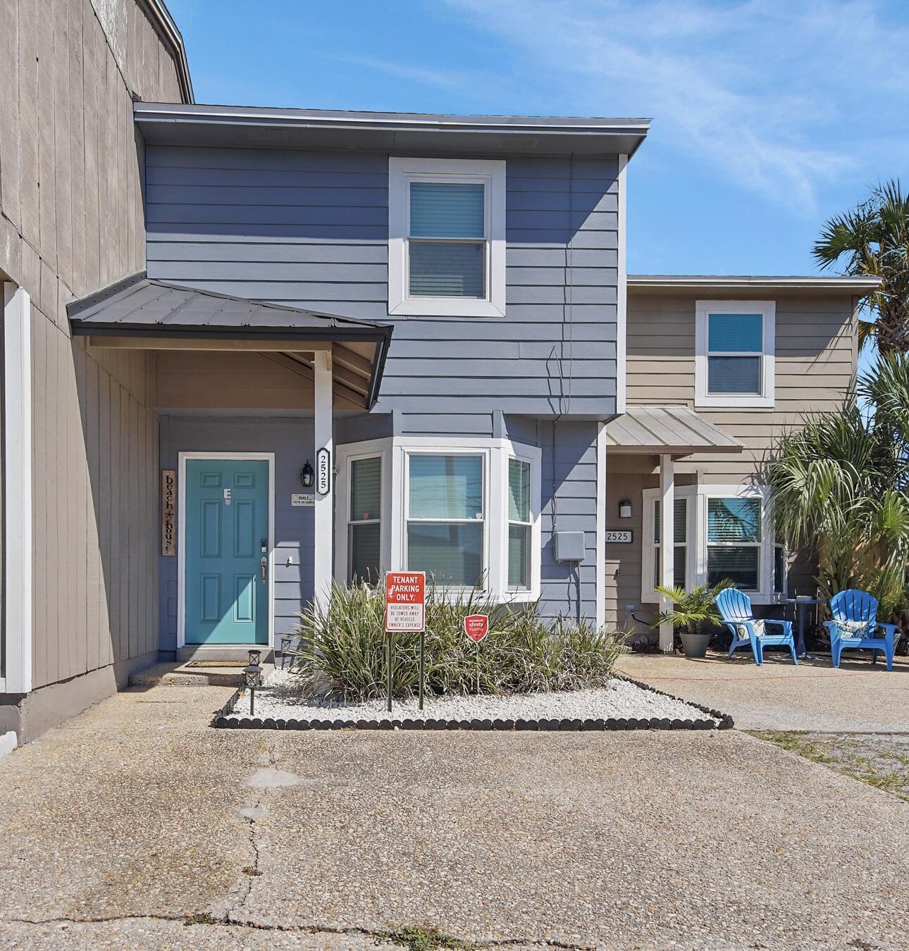 Investors Alert!! Turn Key AirBnB on Panama City Beach, Fl. This 2 bedroom 1-1/2 bathroom has been completely renovated from the inside out. The kitchen offers new cabinets, backsplash, butcher block countertops, inside laundry and Stainless Steel Appliances. Both bathrooms have new vanities, toilets, fixtures and upstairs has a new tub/shower combo. The back yard is completely fenced and offers a beautiful oasis with a wooden deck, plants, rocks, covered patio, large storage area, fire pit, and patio furniture. Roof replaced in 2019, New water heater, doors, windows, and HVAC system installed in 2020. Just one block from the Grand Lagoon and 5 minutes from St. Andrews State Park. Don't miss the opportunity to add this completely furnished unit to your portfolio. Call your favorite Realtor to schedule your provide showing. All measurements are approximate and should be verified by buyer if important.