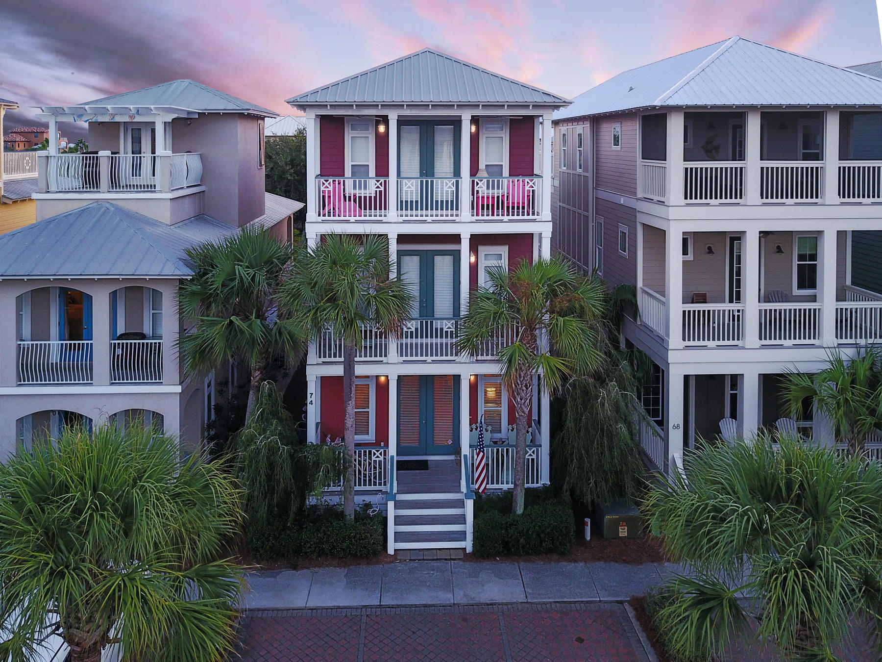 Located in the upscale community of Seacrest Beach, this front row beach home is perfectly situated between Alys and Rosemary Beach and offer incredible GULF VIEWS! Featuring two master bedrooms, hardwood floors throughout the first floor and a recently renovated kitchen, this property is ideal for both homeowners and investors. On the first floor, you will find the open-concept kitchen and living area, bedroom with shared bath, and full-size laundry room. The second floor features a master suite/master bath with french doors opening onto a covered porch and an additional bedroom with bath. The entire third floor is a spacious master suite where you can enjoy the Gulf views off of the large deck. Additional features of this home include stainless steel appliances, granite countertops, outdoor shower, and 3 HVAC units. The amenities of Seacrest Beach include a spectacular 12,000 square foot community pool and deeded beach access with shuttle service during peak season. This neighborhood is conveniently located to several restaurants, shops, and is a quick 30 minute drive to the Panama City Beach airport.

Buyer is responsible for personally verifying details about this property. Any information contained in this listing is believed to be accurate but is not guaranteed.