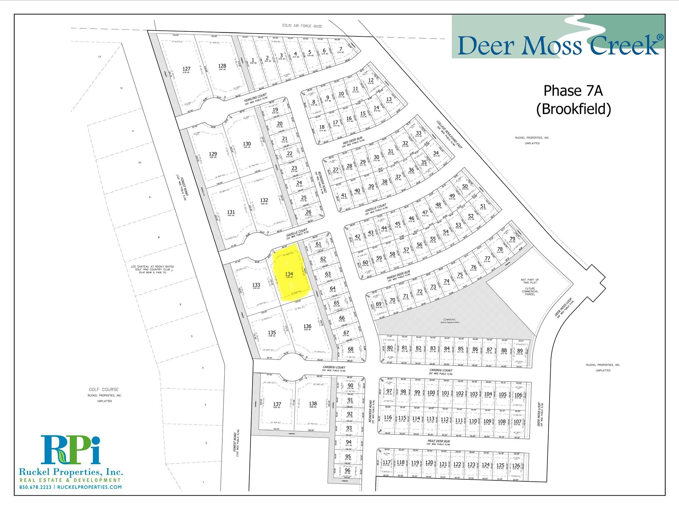 DEER MOSS CREEK - Land