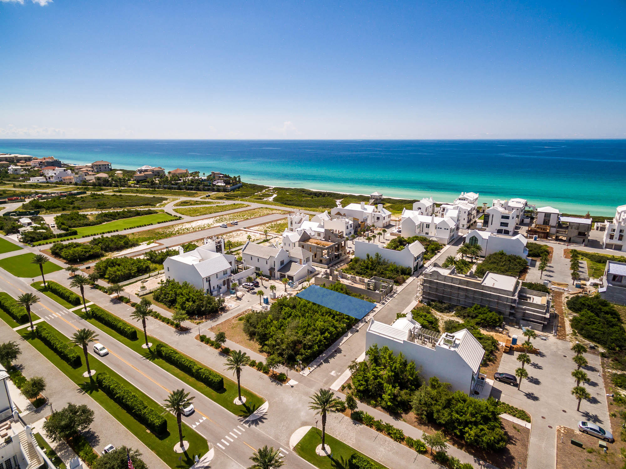 Homesite Offering South of 30A. Located along the emerald waters and white sand beaches of Florida's Gulf Coast, Alys Beach is a New Urban community combining the harmonious forms of Bermudan architecture with the gracious character of courtyard living. Construction of a primary residential structure must be commenced within two years from the date of the deed. Owner shall complete construction of the primary residential structure within 24 months from the start of construction. Parking Ct Fees are $150.00 quarterly