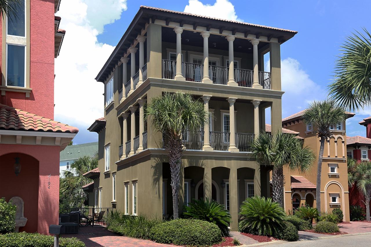 Pending with ability to accept back-ups.This spacious three story beach house with pool is located steps to the beach access in the heart of Blue Mountain Beach. An ideal plan featuring two master suites. All bedrooms including en-suite baths, a large and open living and kitchen area, a full wet bar, a gourmet updated kitchen including a Wolf Gas Range and Sub-Zero Refrigerator. Rear outdoor space opens to a bricked deck, with private pool and Jacuzzi. See attached rental projection, $85K.