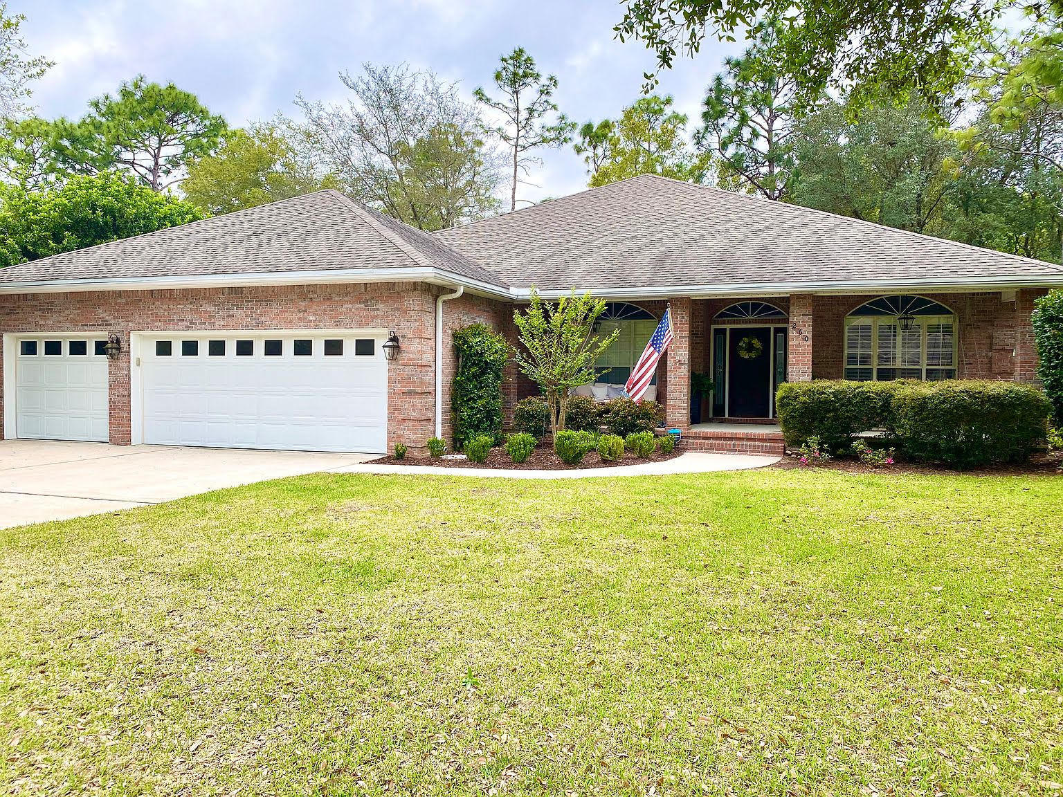 This beautifully-updated 3Br/2.5Ba home is nestled on a tree-lined street in desirable Swift Creek, just minutes from Eglin AFB and the beautiful beaches of Destin. The stunning entryway showcases a new dry bar with gorgeous white quartz countertop and custom wood floating shelves for stemware, and glass French doors open to a flex room for office space or playroom. Updated kitchen features stainless steel appliances, granite countertops, updated fixtures, and a walk-in pantry with under- and over-cabinet lighting for maximum ambiance. Wood floors, 10-foot ceilings, crown molding and gorgeous plantation shutters throughout the central areas, and the newly-shiplapped fireplace offers a focal point to the living space. Large master suite with two walk-in closets, double sinks and make-up van vanity, whirlpool tub, walk-in shower and separate toilet area. LARGE 3-car garage boasts an extended bay for boat and workspace cabinets with countertop. Smart home features: Ring doorbell, Ecobee thermostat, Rachio sprinklers, and SimpliSafe security system, all controllable by your phone! BRAND NEW A/C units installed Oct 2019. Complete backyard renovation including tree removal, sod & landscaping, and new wooden privacy fence completed Mar 2020. EXCELLENT schools for K-12. Swift Creek community features lighted streets, sidewalks, a community pool, tennis and basketball courts, a nature trail, private lake with gazebo and dock, children's park, and a community clubhouse.