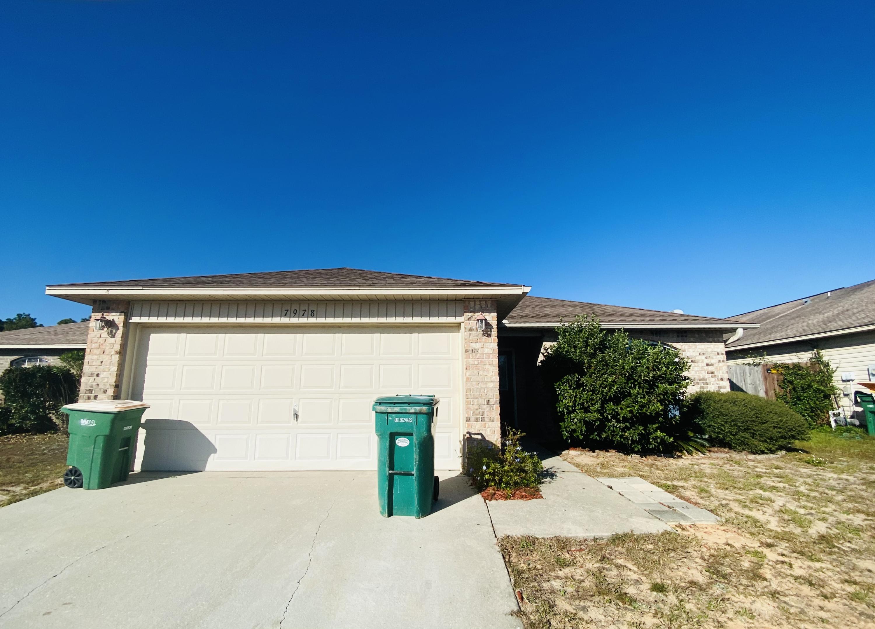 Multiple offers! Highest & Best only! THE LANCASTER PLAN! OPEN FLOOR PLAN HOME FEATURES MANY UPGRADES. PREMIUM WOOD CABINETS, STAINLESS STEEL APPLIANCE PACKAGE W/ FRIDGE, SMOOTH TOP STOVE AND MICROWAVE! LARGE PANTRY. INDOOR LAUNDRY ROOM. HOME FEATURES 3 SIDED KITCHEN RAISED BAR TOP OVERLOOKING FAMILY ROOM AND DINING ROOM. VAULTED CEILINGS.  UPGRADED LIGHT FIXTURES AND CEILING FANS. MASTER BATH HAS DOUBLE SINK VANITY, WATER CLOSET, & BIG WALK IN CLOSET! OFF THE DINING ROOM, BEYOND DOUBLE FRENCH DOORS, IS COZY SCREENED IN COVERED PORCH. FENCED BACKYARD! BIG YARD! CUL DE SAC STREET. THIS COMMUNITY IS LOCATED JUST 2 MILES TO THE NAVARRE BEACH BRIDGE,IS WITHIN WALKING DISTANCE OF THE ELEMENTARY, INTERMEDIATE & MIDDLE SCHOOLS. PROMISE CREEK FEATURES PAVED STREETS, CURBS/GUTTERS, STORM DRAINS