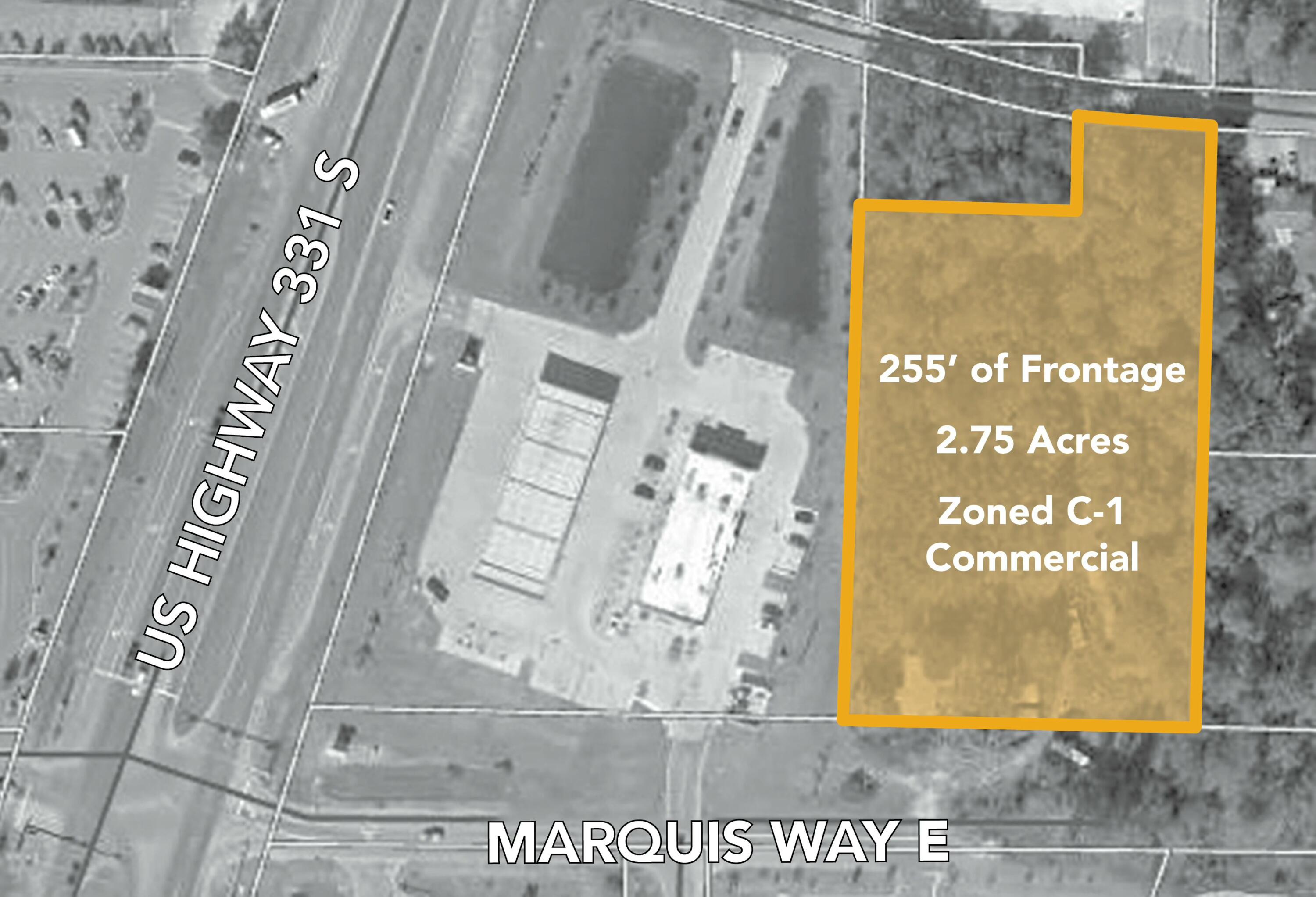 Fantastic commercial parcel offered for sale.  This 2.75 acre piece is ideally situated in the center of fast developing Freeport, Florida.  The parcel is zoned C-1 commercial, allowing for a host of potential development opportunities from flex warehouse / office to lodging or dining.  Ingress / egress to the parcel is available via roughly 100' of frontage on Joe Campbell Rd as well as around 254' of frontage on Marquis Way, a signaled intersection of US Hwy 331.  Don't miss the unique commercial opportunity!