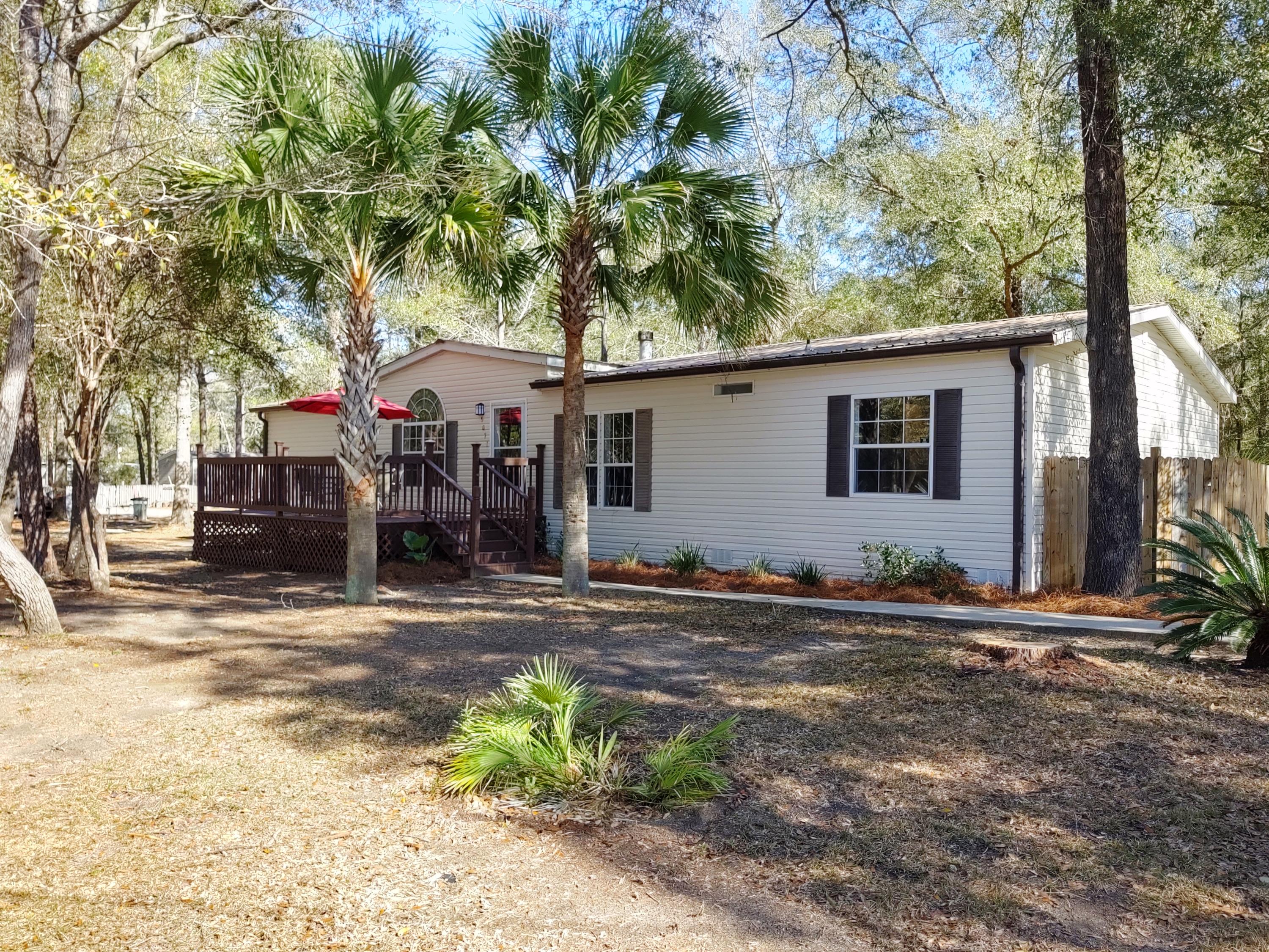 AVAILABLE AGAIN! HERE'S YOUR OPPORTUNITY! Don't miss out on this REMARKABLE HOME FOR ONLY $179,500 in FREEPORT! This renovated Manufactured Home is just under 2,000sf and looks brand new. All new appliances, new HVAC, new flooring, new paint & more. Spacious Living Rm w/Fireplace has separate Dining Rm. Large Kitchen with pass-through plus a kitchen sink with window! Laundry Room w/washer & dryer (conveys at closing) is off the kitchen. Deck & screen porch are ready for relaxing. Over-sized Master Suite with separate office/sitting area. Unique U-shaped Master Bath has garden tub, shower, two sinks in separate vanities, make-up vanity, and huge Master Closet. Guest Bedrooms are good sized & carpeted. Black Creek close by w/dock & launch. Covered parking/shed & storage. Call Now & See