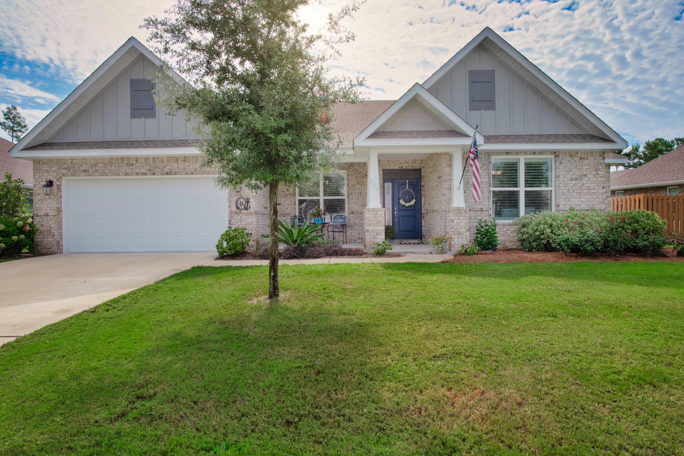 *ASSUMABLE LOAN AT 2.75%!* Welcome to your dream home in the highly coveted Hammock Bay community! This spacious and beautifully appointed 4-bedroom, 3-bathroom house offers the perfect blend of elegance and comfort.

With 2,646 square feet of living space on an oversized lot, you'll have room to spread out and enjoy the large backyard, complete with a 600 square foot custom covered patio. Inside, the home boasts quartz countertops, LVP flooring in common and wet areas, elegant shiplap features and plantation shutters throughout. 

The open-concept living area features vaulted ceilings, creating a bright and airy atmosphere. There is a spacious dining room for the entire family to eat. The versatility of the office/den room allows for easy conversion into an additional bedroom. The sliding barn doors lead to the back patio, a tranquil space for relaxation and entertainment. Beyond your doorstep, the Hammock Bay community provides an array of amenities, including pools, tennis courts, basketball courts, pickleball courts, a micro-brewery, general store, clubhouse, movie theater room, dog park, walking trails, sports fields, and the soon-to-be-completed Freeport Middle School.

Don't miss the opportunity to make this exquisite house your forever home. Embrace the lifestyle you deserve in this beautiful, family-friendly neighborhood.