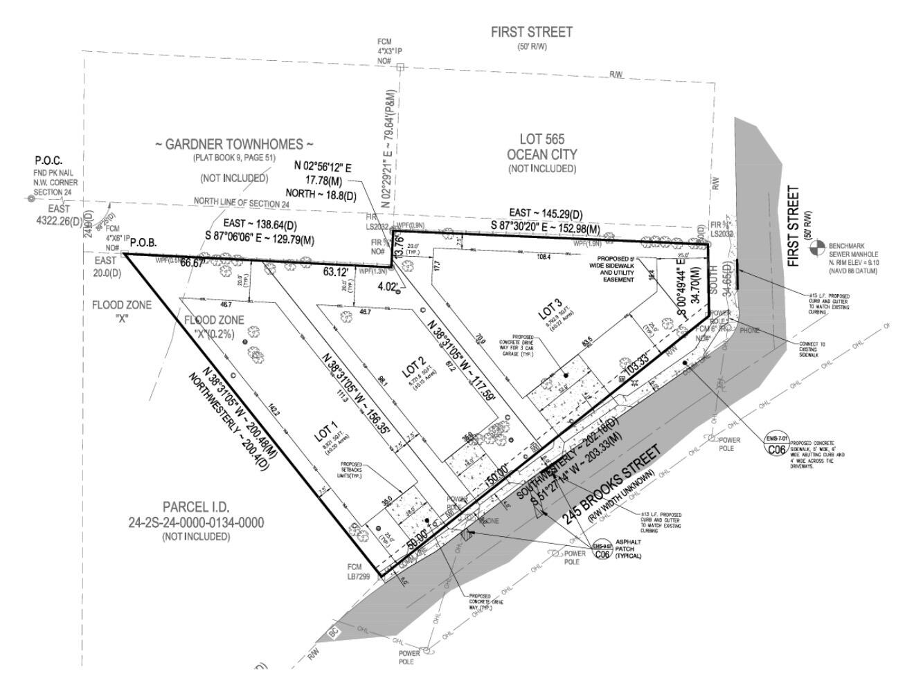 Three prime vacant lots available for your custom pre-sold home! Located at 243, 245, and 247 Brooks Street, these lots sit right in the heart of Downtown Fort Walton Beach â” just steps from local dining, parks, shopping, and waterfront entertainment.

Build your dream home with a trusted local builders (Tracy Acree and Gavin Wolff) and enjoy a lifestyle that's walkable, vibrant, and full of coastal charm. We have plans ranging approximately 3,000 - 3,300 sq ft, or make a plan of your own!