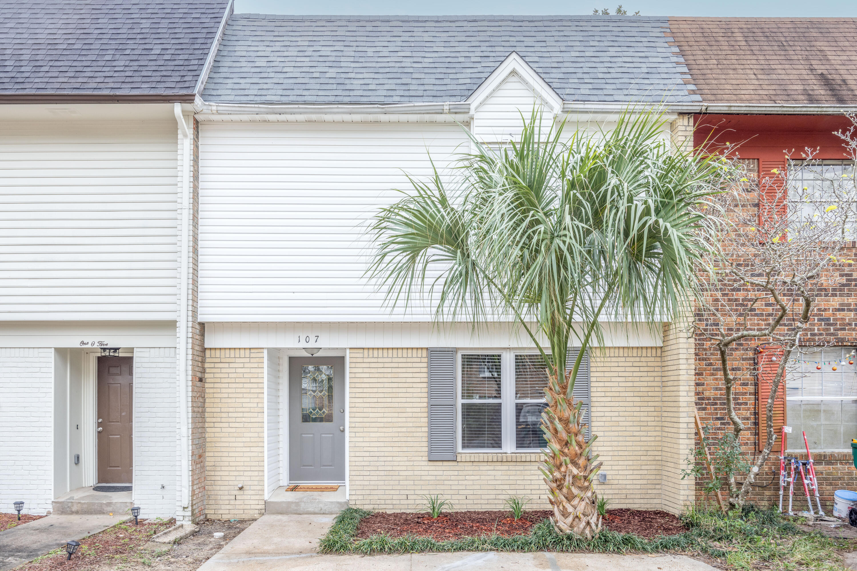 UNDER CONTRACT ACCEPTING BACK UP OFFERS! Move in ready! Convenient and well cared for Fort Walton Beach townhome minutes to both bases, schools and beaches. Wiring, plumbing, insulation, kitchen cabinets and counter tops replaced, and double hung, insulated windows installed in 2015.  New roof 2021, new water heater 2022. Recently painted, light fixtures updated throughout, this townhouse is move in ready! Upon entering you'll notice large living room, the convenient half bath downstairs just off the entrance, the kitchen/dining room opens to back yard. Up the center mounted staircase are the three bedrooms and the full bathroom. Laundry room is in utility room off back porch. Great investment property or for first time home buyer!