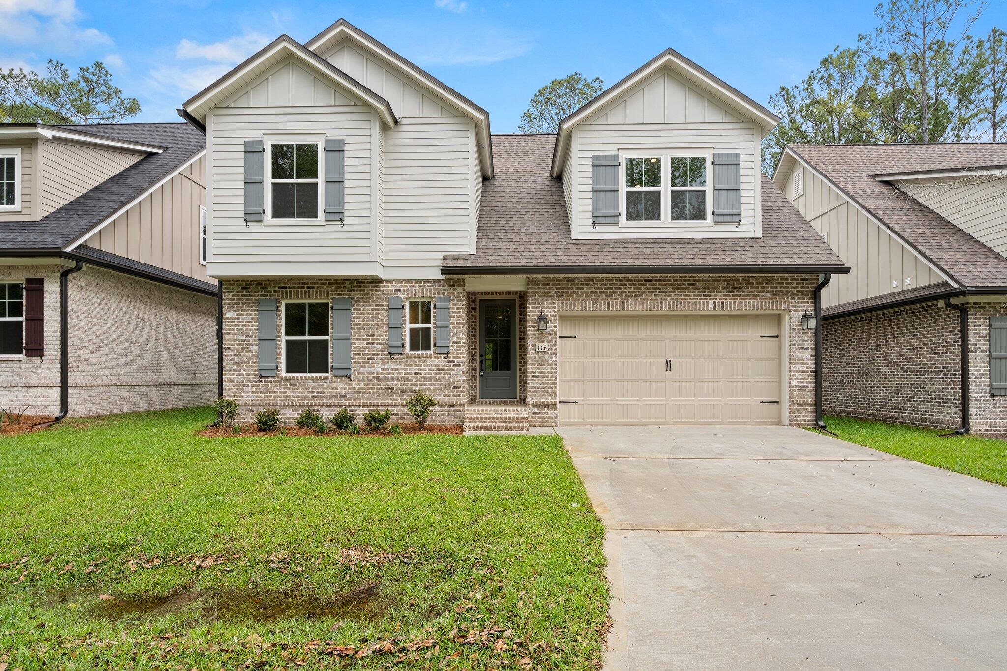 116 Laurel Oaks Dr has 2278 sqft with 4 bedrooms plus a flex room, a very spacious loft area, and 2.5 baths and 2 car garage. Interior finishes include 9 ft ceilings, laminate, tile, and carpet floor coverings, brushed nickel fixtures, and a double vanity and walk-in closet in the master bath. Some of the upgrades include 8' interior doors and cased windows on the first floor, large tiled shower in the Master bath, crown molding in areas, floor plug in the family room, laminate in the flex room, backsplash in the kitchen, tray ceiling in the master. Photos are from when it was built. Home is complete with window treatments, refrigerator, vanity mirrors and fenced back yard. Bedroom with crown molding inside the tray, and blinds throughout.
The Beach Sunsets Inc. Resident Benefits Package is designed to provide convenience and professional services to our residents. By applying, Resident(s) agree to be auto-enrolled in the program and pay an additional $25.00 each month, payable with rent. This program includes benefits such a Tenant Portal for online payments, 24/7 maintenance requests, air filter(s) auto shipped to your door, waived lease, lease change and administration fees and more! Benefits of this package may vary due to the property specifications. No discount will be given if an element of the package is not available. The cost of this package is all-inclusive.