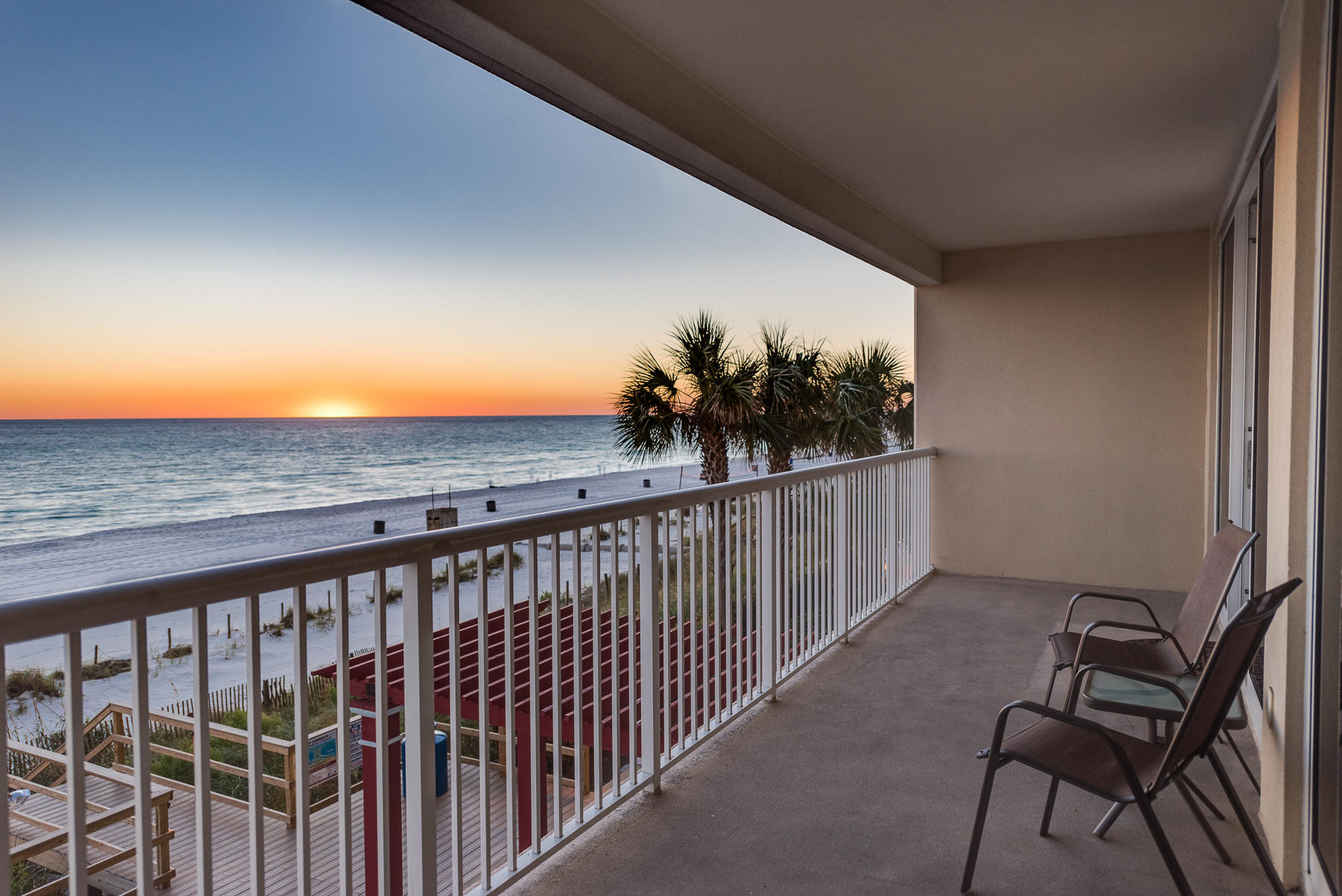 This Gulf Front 3 bedroom/2 bath condominium offers the convenience of open-concept living combined with the incredible views of the white sandy beaches and emerald green waters. Located in the beautiful Majestic Beach Resort, you will enjoy all of the resort's amenities including indoor and outdoor pools, tennis courts, a wellness and fitness center complete with spa services, community room, large outdoor dining area, movie theater, Majestic Market featuring Starbuck's coffee and gourmet sandwiches, and a H20 Bar & Grill serving Gulfside lunch and dinner. This unit is on the second floor, which means you do not have to wait for the elevator.
This property is perfectly situated in Panama City Beach, providing easy access to shopping, restaurants and the ECP airport The condomiumin is the owner's second home and has not been rented since owner purchased in 2011.

* Buyer is responsible for personally verifying details about this property. Any information contained in this listing is believed to be accurate but is not guaranteed.