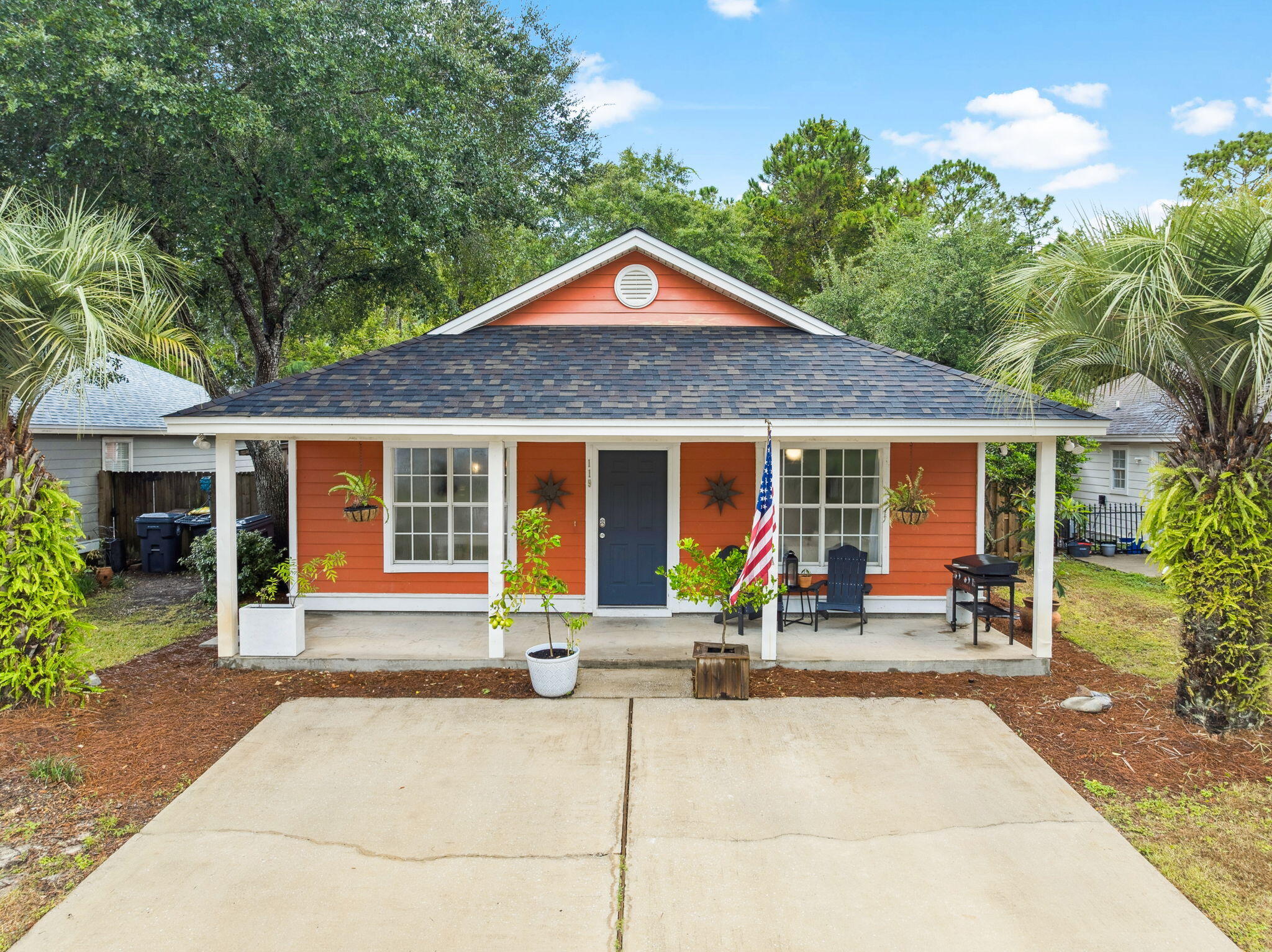 ~REASONABLE OFFERS WILL BE CONSIDERED~Charming single-story home in the heart of Santa Rosa Beach! Roof replaced in 2022, Hot Water Heater replaced in 2020. This cute cottage in Old Town Santa Rosa offers 3 spacious bedrooms, 2 bathrooms and a versatile Florida Room, perfect for a home office, art studio, play area, or whatever your lifestyle demands. Step inside to an open and inviting layout, with the living area to the right and the dining area and kitchen to the left. The kitchen features stainless steel appliances, a large island, a stainless farmhouse sink, abundant cabinetry, and a full pantry. Ideal for entertaining or everyday family life. Outside, enjoy privacy in the fully fenced back and side yards, with an additional easement behind the property for extra seclusion. Continued... A separate fenced area on the side is perfect for storing trailers, lawn equipment, or toys out of sight.
Just around the corner, take advantage of Cessna Landing; your gateway to the water for boating, paddleboarding, kayaking, or simply enjoying the new playground and picnic areas. Conveniently located near some of the areas favorite local restaurants, two playgrounds, Walton County's refreshed dog park, and so much more. This home combines the charm of beach living with easy access to everything Santa Rosa Beach has to offeer.