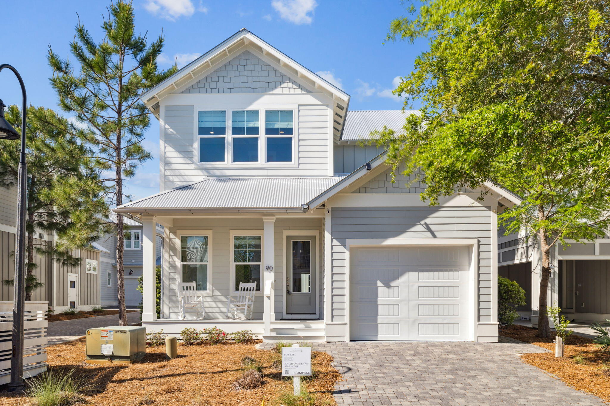90 Grayton Blvd offers a seamless blend of coastal elegance, modern comfort, and effortless access to everything that makes Grayton Beach special. Just a short walk from Grayton's best shopping, dining, and a large public beach access, this beautifully designed home is ideal for those seeking a laid-back beach lifestyle with all the modern conveniences. The first floor features a welcoming open-concept living, dining, and kitchen area, creating a bright and inviting space for entertaining and everyday living. Thoughtfully designed with high-end finishes and an airy coastal aesthetic, this space is perfect for hosting guests or unwinding after a day at the beach. The primary suite is also conveniently located on the first level, offering a private retreat with an ensuite bath for added comfort and accessibility.

Upstairs, the second floor is home to two additional guest bedrooms, each offering plenty of space for family and friends. Whether used as private retreats or flexible accommodations for guests, these bedrooms provide a cozy and comfortable escape.

Beyond the home's inviting interiors, its location is second to none. A short stroll leads to Grayton Beach's lively town center, where local favorites like The Red Bar and Chiringo provide the perfect spot to dine and unwind. Boutique shops, art galleries, and coffee spots add to the charm of this historic beach town, while the large public beach access ensures effortless days spent on the sugar-white sand and in the emerald Gulf waters.

With a well-designed layout, first-floor primary suite, and an unbeatable location near all that Grayton Beach has to offer, 90 Grayton Blvd is a perfect choice for a primary residence, vacation getaway, or investment property. Experience the beauty and ease of Grayton Beach living in this exceptional coastal retreat.

Please contact us for rental projections + cost to own figures.