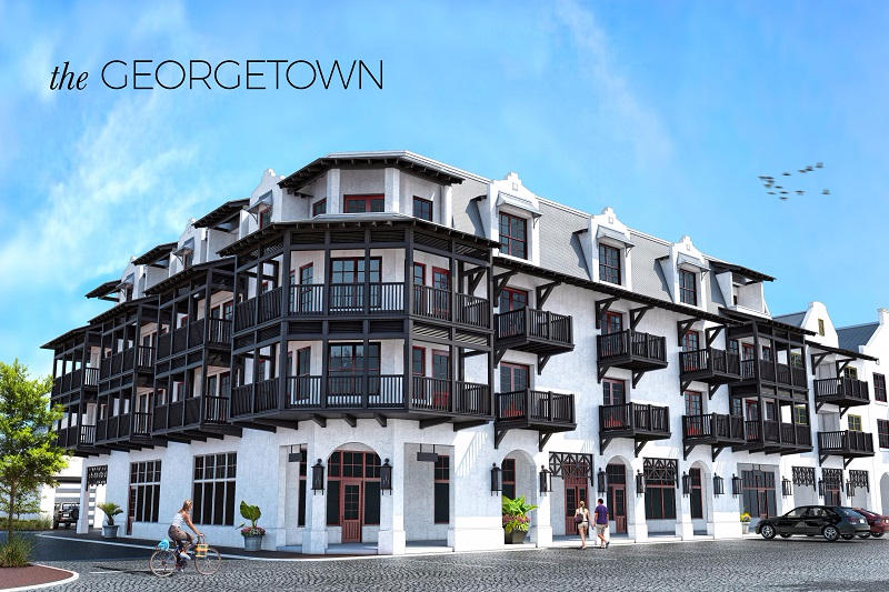 Rosemary Beach, The Georgetown - Residential