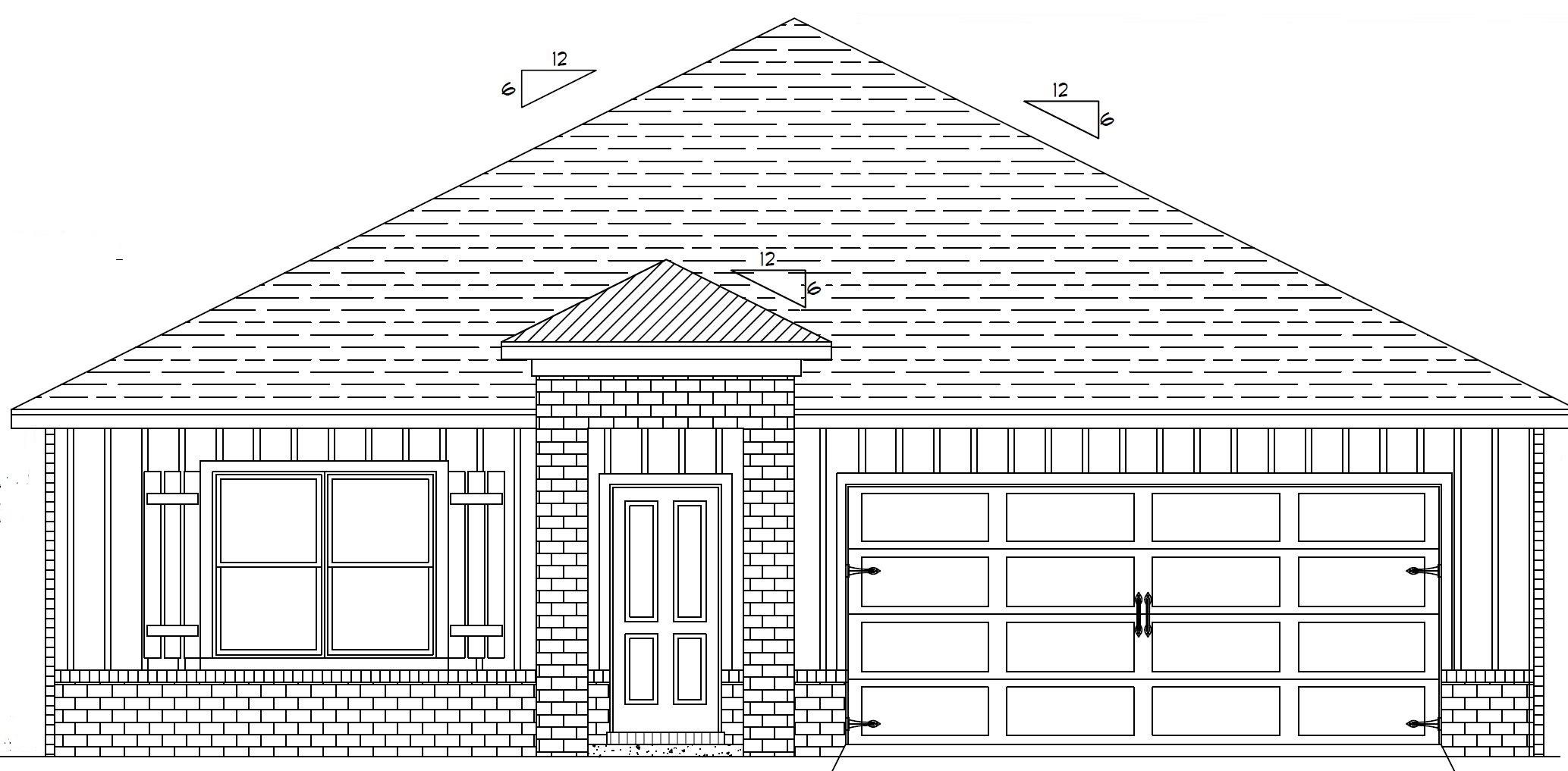 NOW UNDER CONSTRUCTION! The Cali is a one story floor plan 4 bedrooms, 2 baths, covered back porch & 2 car garage. Sought-after design offers an open kitchen featuring an island bar, stainless appliances, corner panty, quiet dishwasher, eating area that opens to the great room with access to the covered Patio. Bedroom 1 is just off the back side of the house & the adjoining bath features a walk-in closet, dual sinks and large 5' shower. Beautiful EVP the newest in wood look flooring throughout and nice Frieze carpet in the bedrooms. The Smart Home Connect System includes your video/camera doorbell & keyless entry & much more. Gorgeous 3-sided brick stylish Craftsman style home in fast growing N. Crestview.