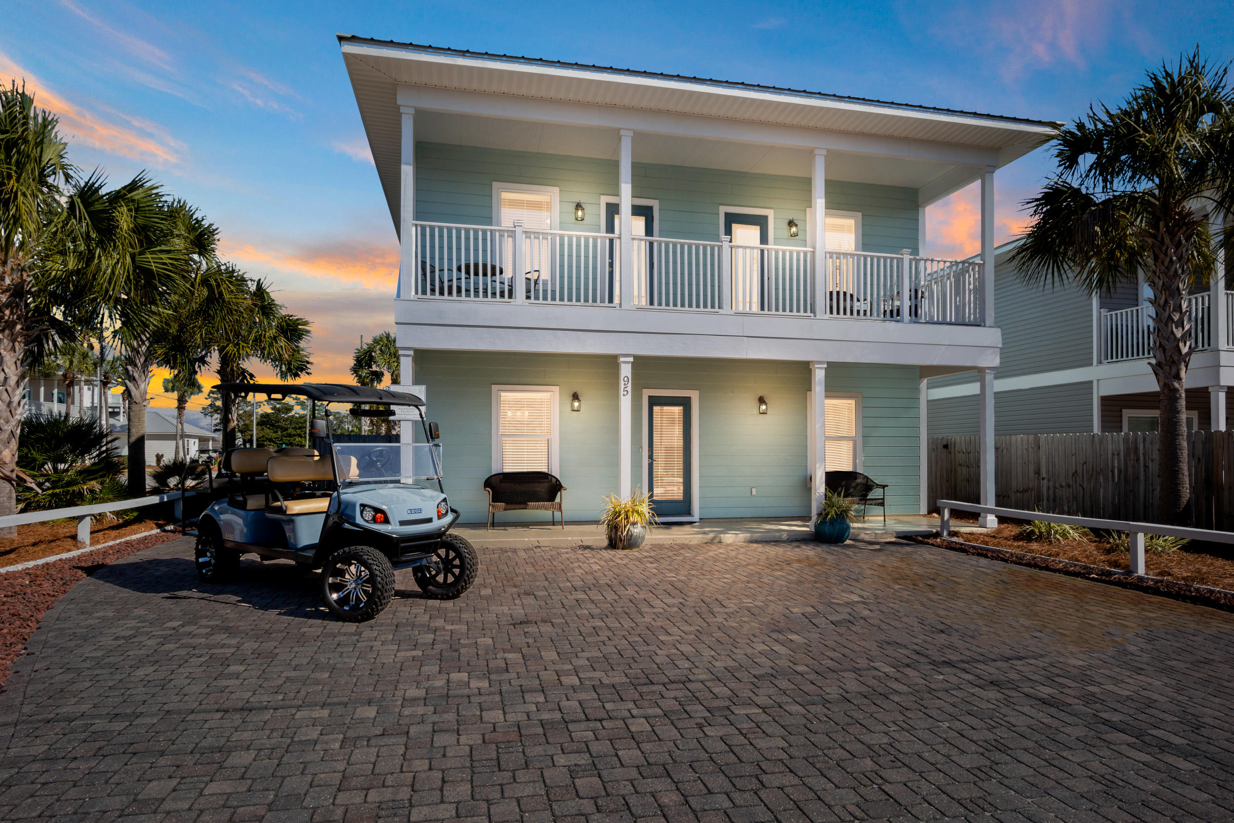 The perfect investment home in Crystal Beach, this home proudly offers proven incredible rental returns, with over $127k in actual rates booked this year (over $160k gross with cleaning, taxes, fees, etc.), and projections to exceed $140k for the remainder of the year.  In addition to the home's intentional rental design, this iconic Crystal Beach house in Destin is ideally constructed to allow for a carriage house to be built on the rear of the lot, allowing for a unique opportunity to maximize the property for personal use and rental income, and with no HOA restrictions.  This 7 bed, 5.5 bath home is characterized by a huge open floor plan, spacious decks and porches, and a private, heated pool. The backyard offers spacious entertainment, and extra privacy with the home's large corner lot.  The meticulously maintained interior includes upscale finishes such as stainless steel appliances, tile and LVP floors, and granite surfaces throughout.  Every bedroom is outfitted as its own king suite, with the 7th bedroom purposed as a media/bunk room. Located just 2 blocks from the sugar white sand and emerald coast waters of the Gulf of Mexico, this home is primly positioned within minutes of the dining, shopping, and entertainment that Destin and Miramar Beach are renowned for.