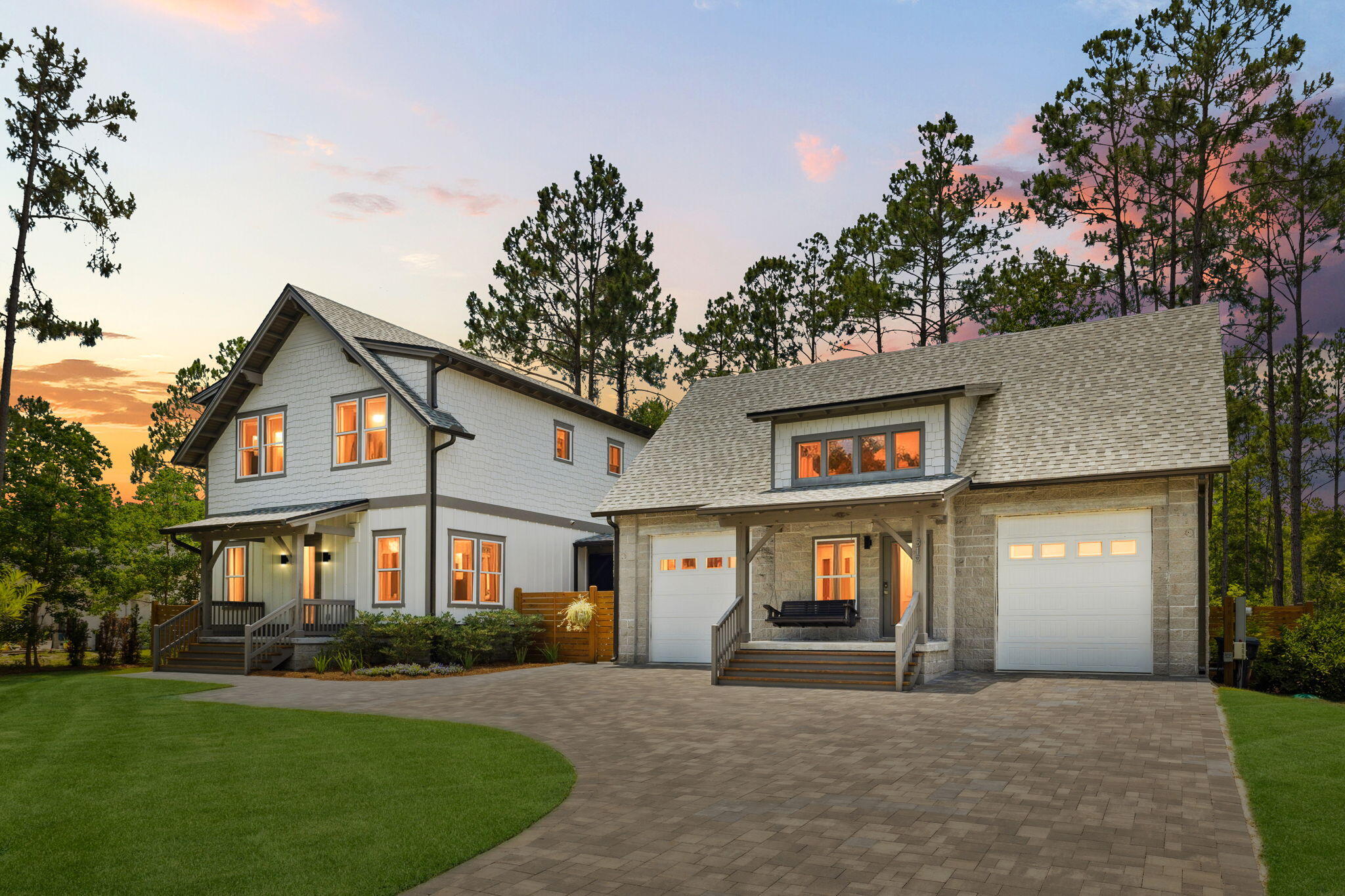 Discover canal front luxury in this exquisite 4-bedroom, 4-full-bath home, nestled on a tranquil canal along a quiet street. Embrace seamless indoor-outdoor living with a canal-side deck and a charming screened porch, perfect for relaxation or entertaining. Each bedroom features a luxurious en-suite bathroom, with upstairs bathrooms showcasing elegant wet bars for added sophistication. The home also includes two well-appointed half baths and a spacious upstairs living room, offering versatile living spaces. Car enthusiasts and boaters will love the oversized garage, designed for boat storage, multiple vehicles, or a dream workshop. This meticulously crafted residence blends modern elegance with serene waterfront living—your private retreat awaits!