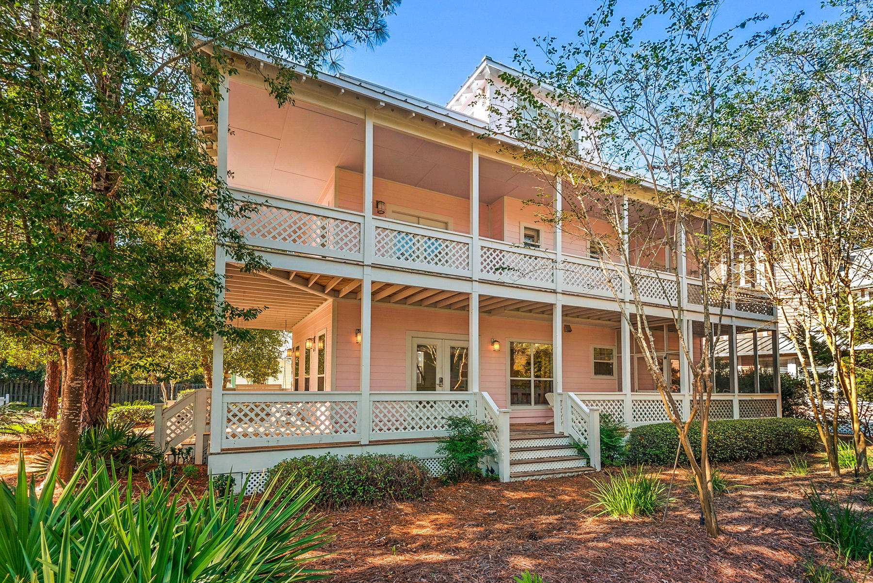 This home will be back on the market soon. Do not contact seller.
Cheerful, recently updated clapboard cottage on a quiet, tree-lined cul-de-sac in the Crystal Lake community of Sandestin Golf & Beach Resort with 3 BRs plus a sleeping loft. This Florida cottage has all the hallmarks of a relaxed but polished beachy design: coastal colors, light-filled, breezy interiors, natural materials, wainscoted walls, hardwoods, and two stories of wrap around porches. The up-to-date kitchen is fresh and clean with white shaker cabinets, stainless steel appliances, granite counters, and lustrous backsplash. Baths are updated and on trend. The third floor features a bonus room with a sunny open-air veranda. The Crystal Lake is an idyllic community located between a maritime forest and a spring-fed lake in Sandestin, a 2,400 acre resort with beach, tennis, golf, or the Village of Baytowne Wharf to enjoy a great meal, concert or just shop in the many stores!