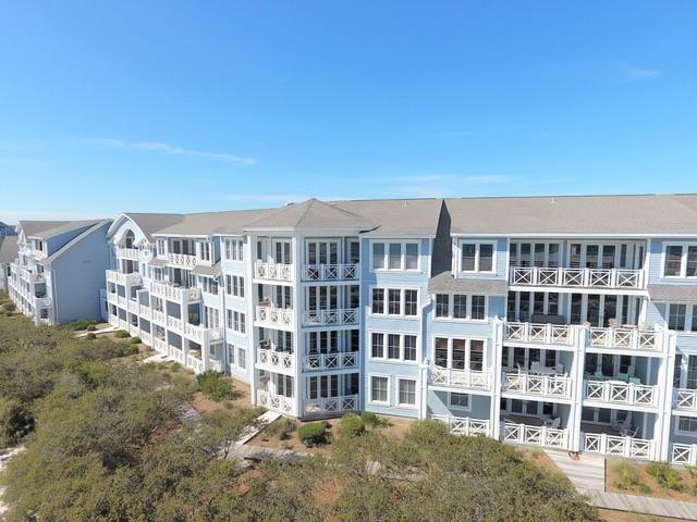 When you open the front door the view will take your breath away. Expansive glass windows provide a panoramic view of the blue green waters of the Gulf and the white sand beaches of South Walton. The unit is located directly across from the elevator making it easy to unload groceries. The open floor plan gives you room and space for friends and family to gather and take in all our beaches have to offer. A sunset cannot escape you..from every corner there is a view. The private master suite has a large bathroom, double closets, shower, spa tub and built ins. Two guests suites are located on the other side of the unit. Every unit in Crossings has a designated garage for parking and storing of bikes, yolo boards and all your beach essentials. A Mile of Beach-
Watersound is the place to be!