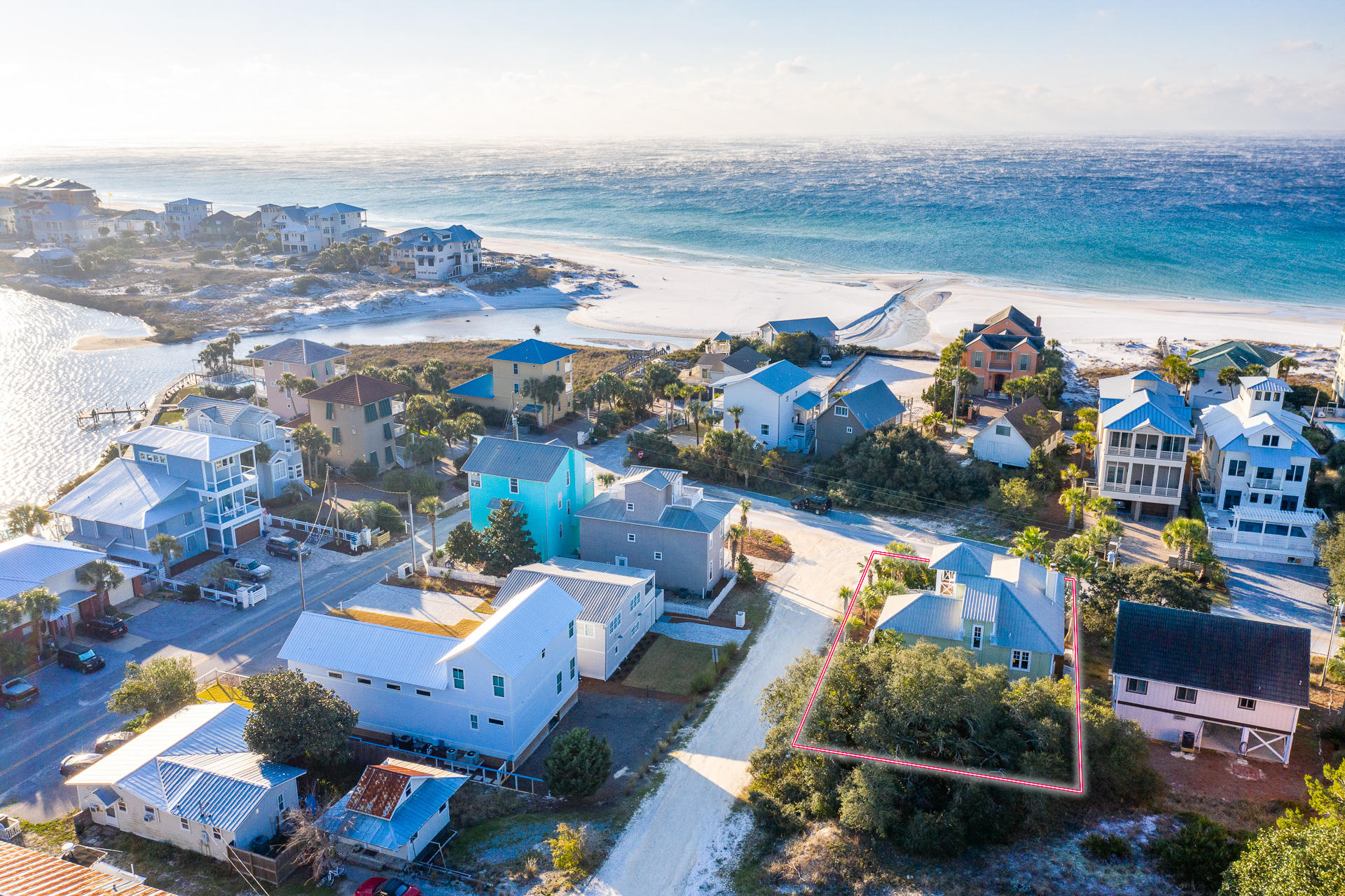 Located just steps off the beach with beautiful coastal dune lake and Gulf views, 431 Eastern Lake Road is perfectly positioned in this relaxing, and beautiful area of Seagrove. This 4 bedroom beach home is situated on a corner lot, just a 3 min walk to both beach, and Eastern lake accesses.
Upon entering the property, you will notice a beautifully landscaped yard with a fenced-in courtyard and a nice size private pool. A perfect mix of sun and shade makes this area wonderful for relaxation and entertainment throughout the day. Multiple decks and a third floor tower offer gorgeous views and lots of comfortable seating to spend a ''happy hour'' or just enjoy the ocean breezes.
The first floor of the home holds 3 bedrooms including one master, a guest bedroom, and a bunk room that sleeps The second floor houses the 2nd master bedroom, and open concept living area. This level takes advantage of the Gulf views from many areas of the home, including multiple decks, and the spacious 3rd floor tower is the perfect spot to watch the soothing Gulf waters and incredible Florida sunsets.

With no home owner's association fees and the location, views, and spacious comfort anyone would want in their beach home, 431 Eastern Lake Rd makes the perfect Seagrove Beach getaway for family time and relaxation, or a great income-producing property for the savvy investor.